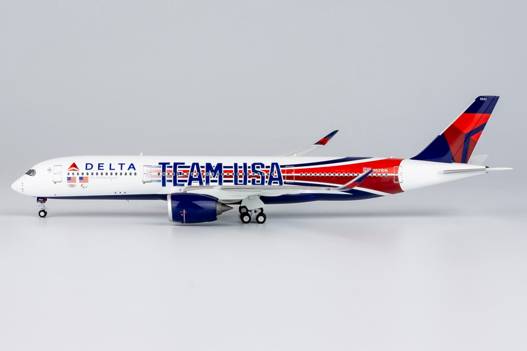 Delta Air Lines Airbus A350-900 N521DN 'Team USA' ULTIMATE EDITION (39082)