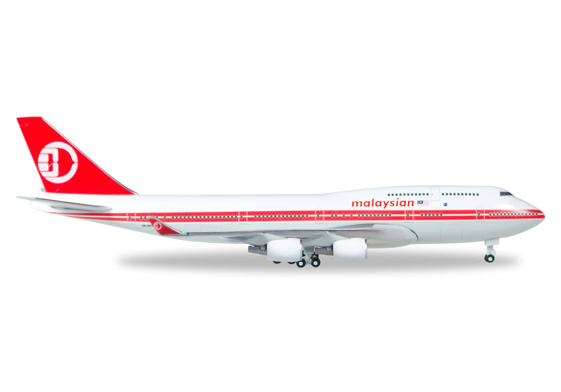 Malaysia Airlines Boeing 747-400 9M-MPP 'Retro Colors' (529679)