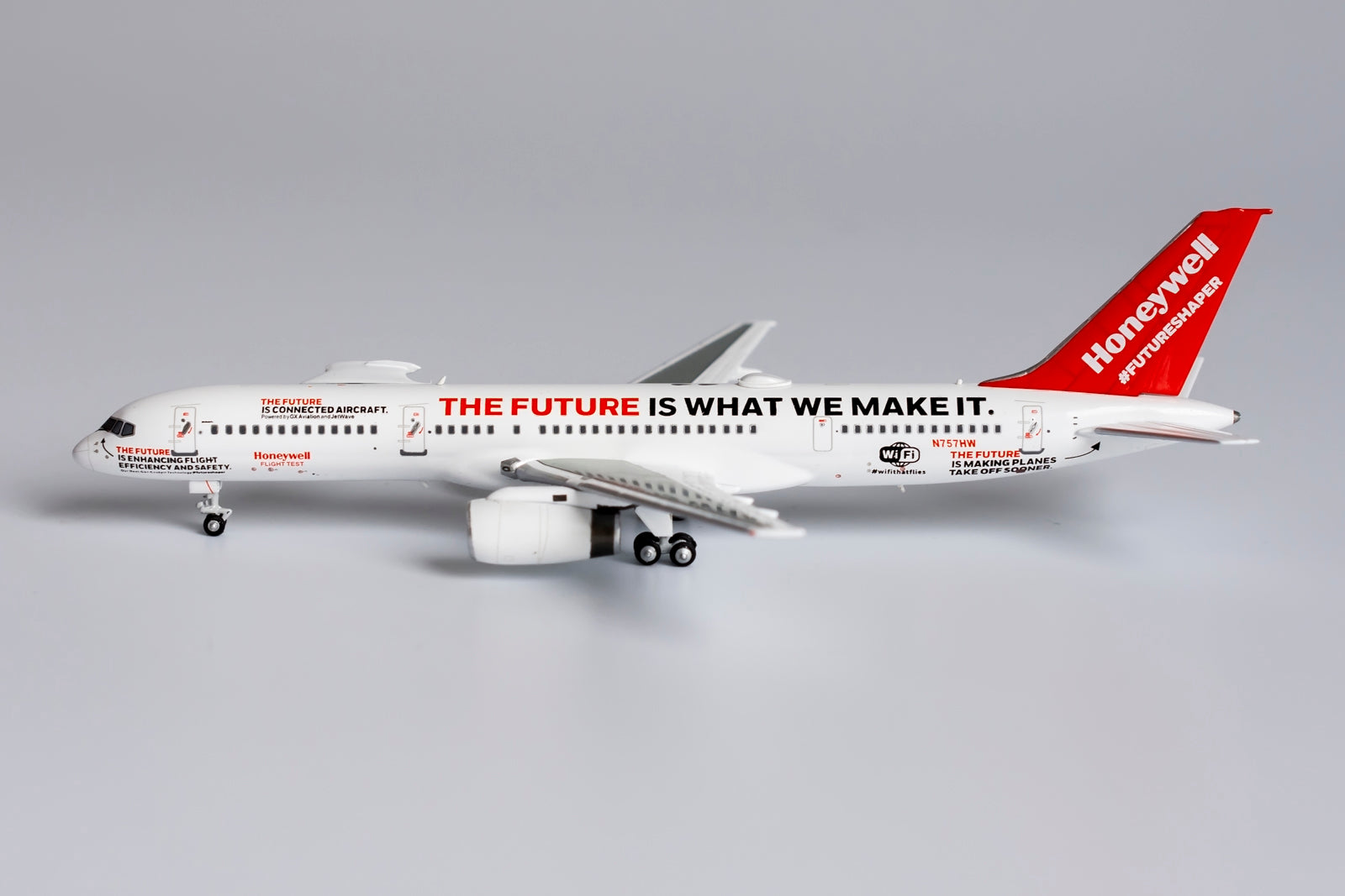 Honeywell Boeing 757-200 N757HW 'with test engine / the future is what we make it' (53181)