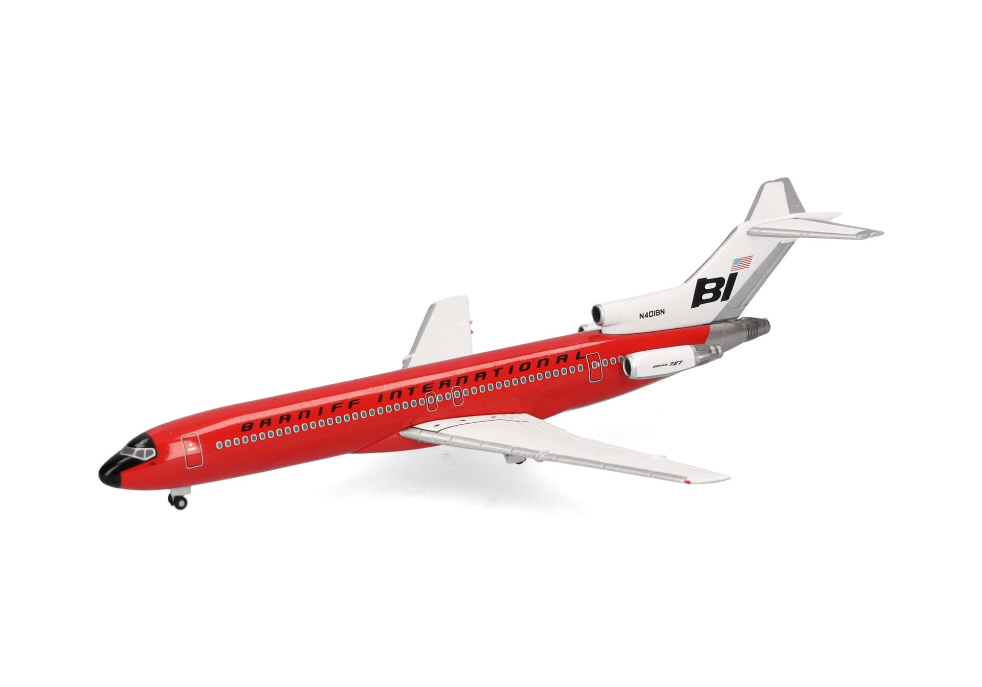 Braniff International Airways Boeing 727-200 N401BN 'Solid Red' (537551