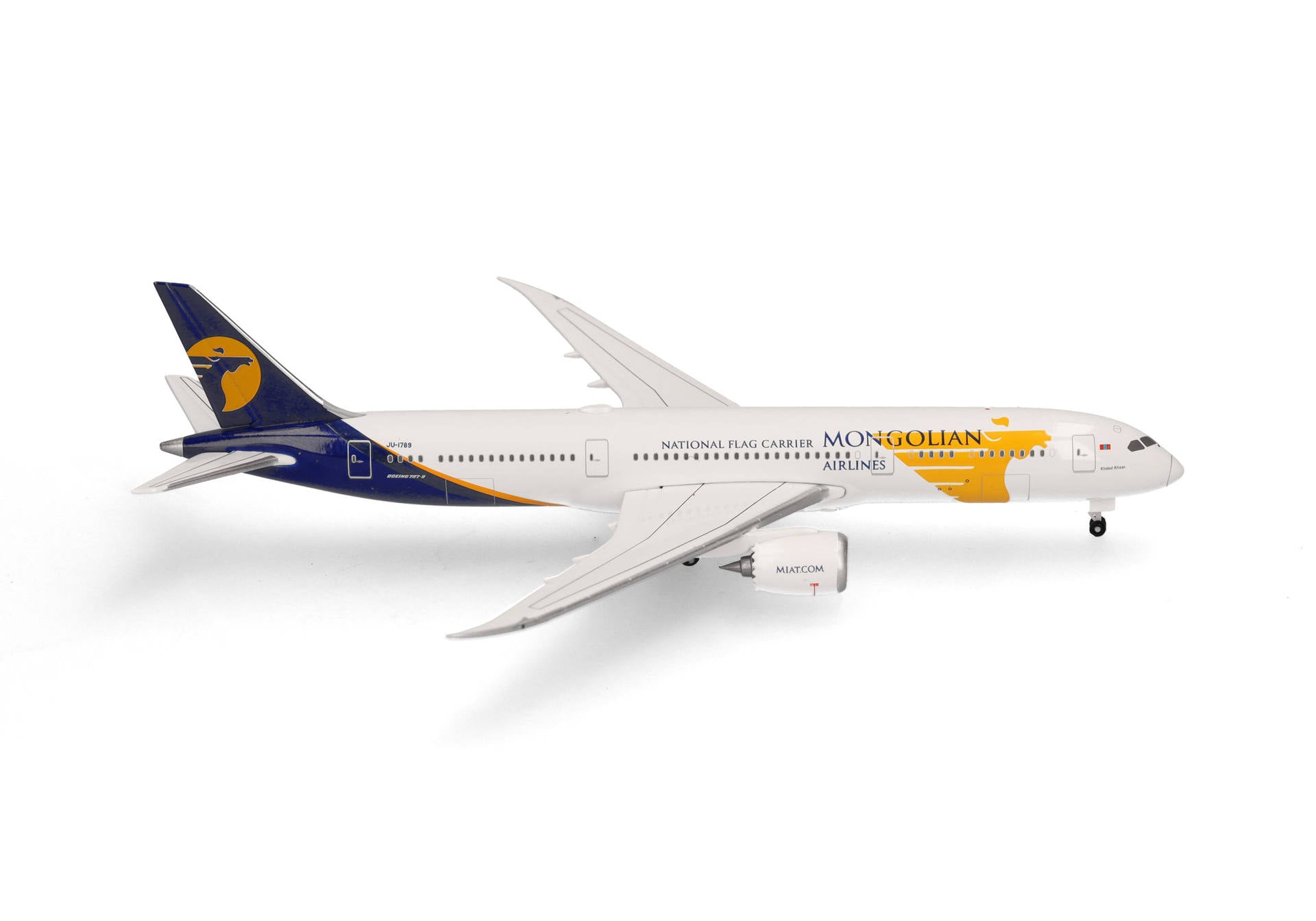 MIAT Mongolian Airlines Boeing 787-9 JU-1789 (537629)