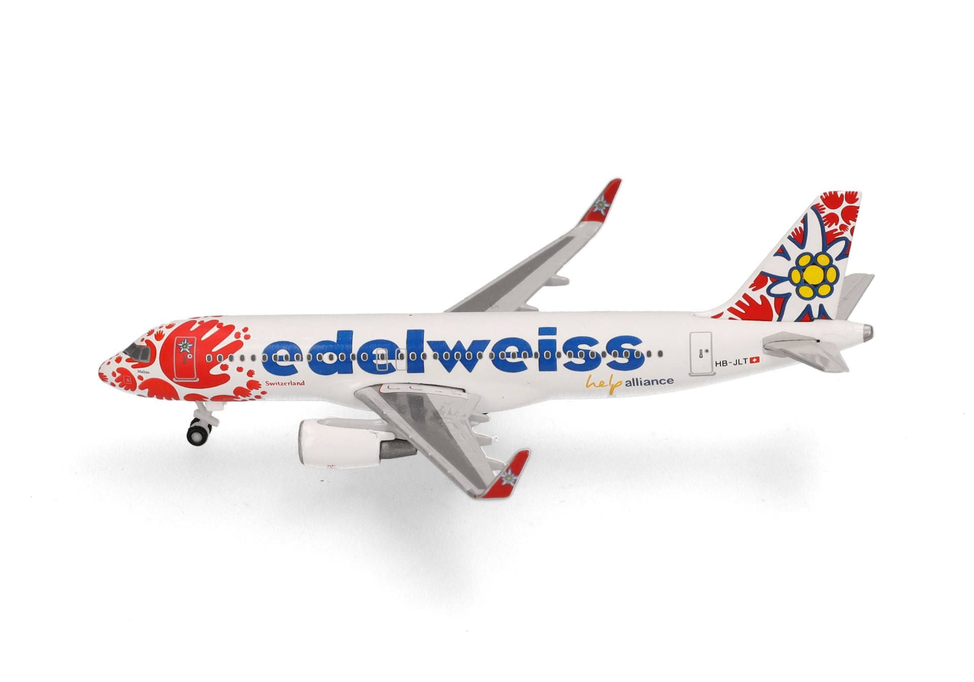 edelweiss air Airbus A320-200 HB-JLT 'help alliance' (537650)