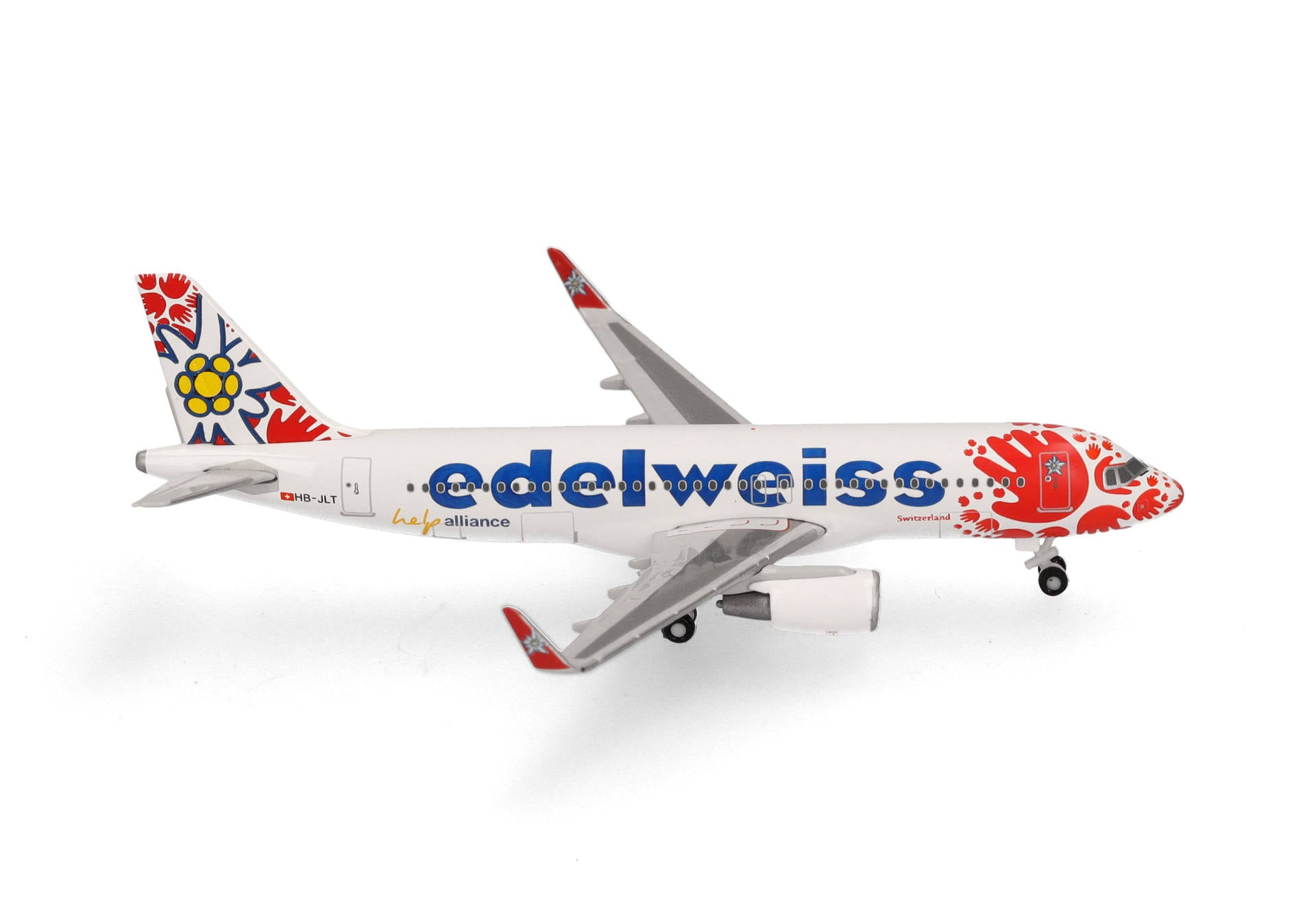 edelweiss air Airbus A320-200 HB-JLT 'help alliance' (537650)