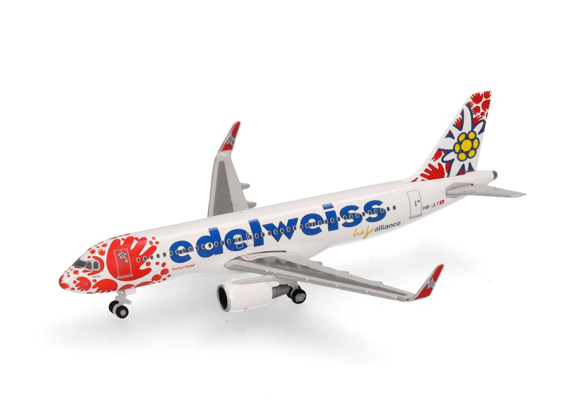 edelweiss air Airbus A320-200 HB-JLT 'help alliance' (537650)