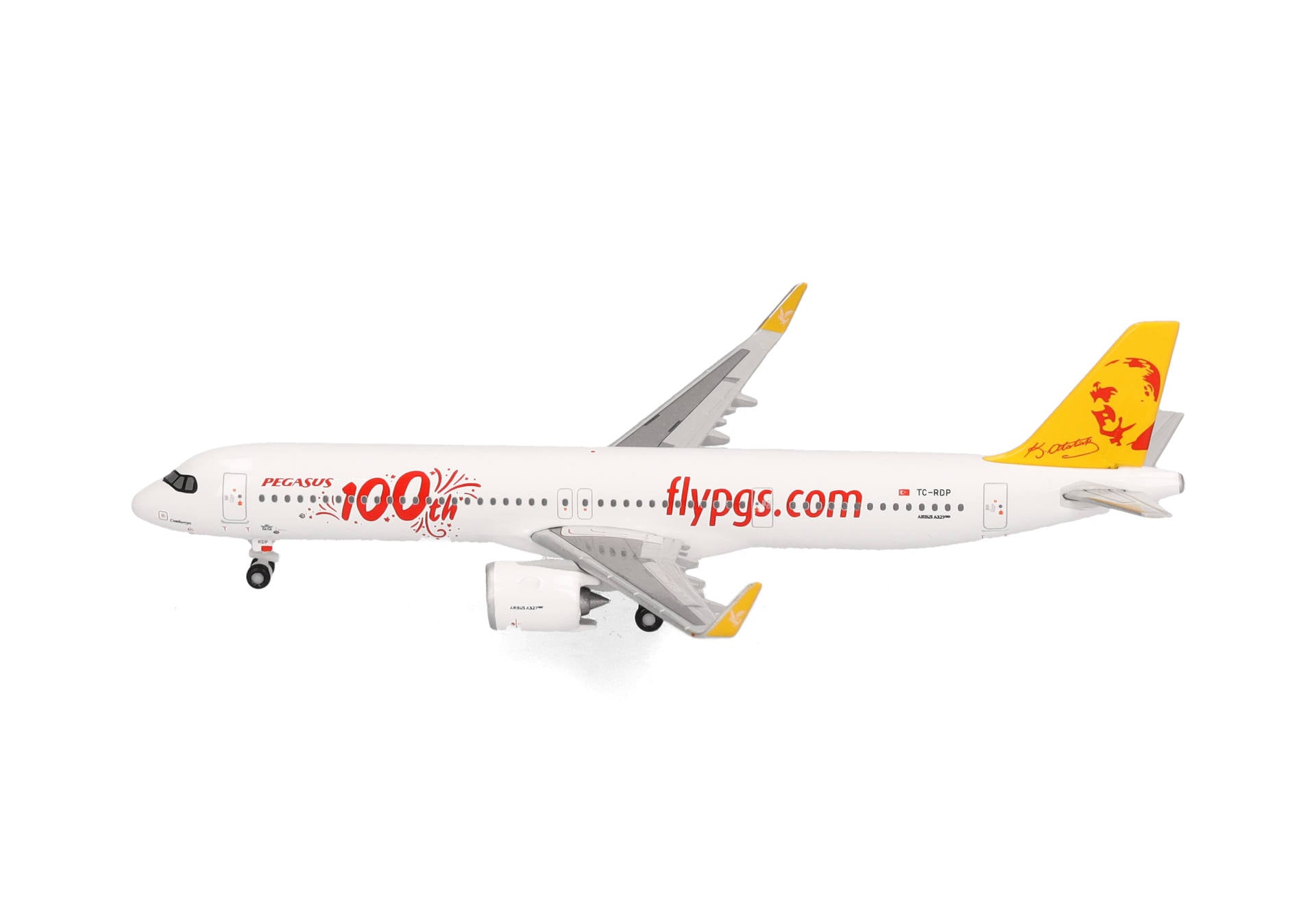 Pegasus Airlines Airbus A321neo TC-RDP '100th Aircraft' (537728)