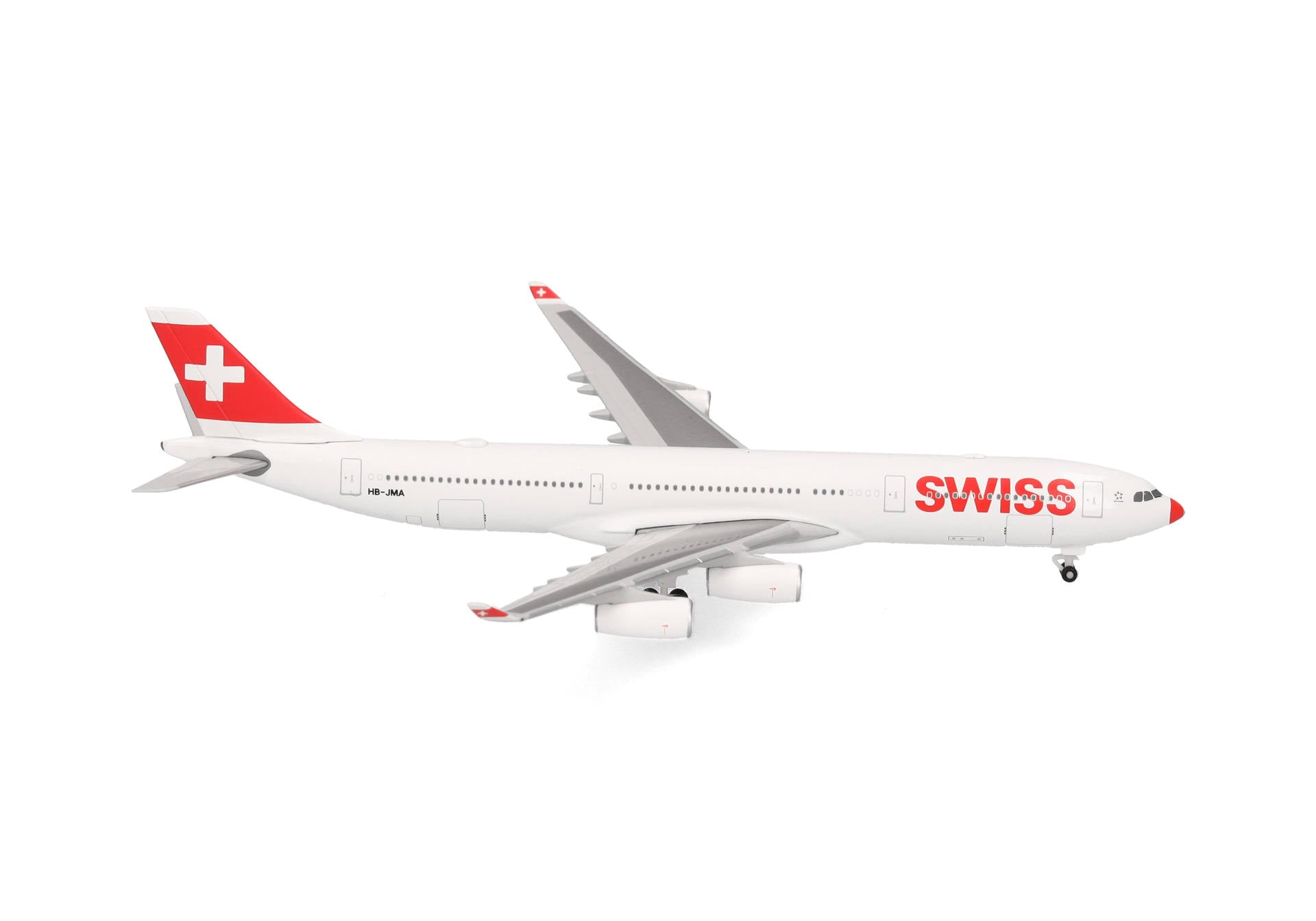 SWISS Airbus A340-300 HB-JMA 'Red Nose / LXmas 2023' (538183)