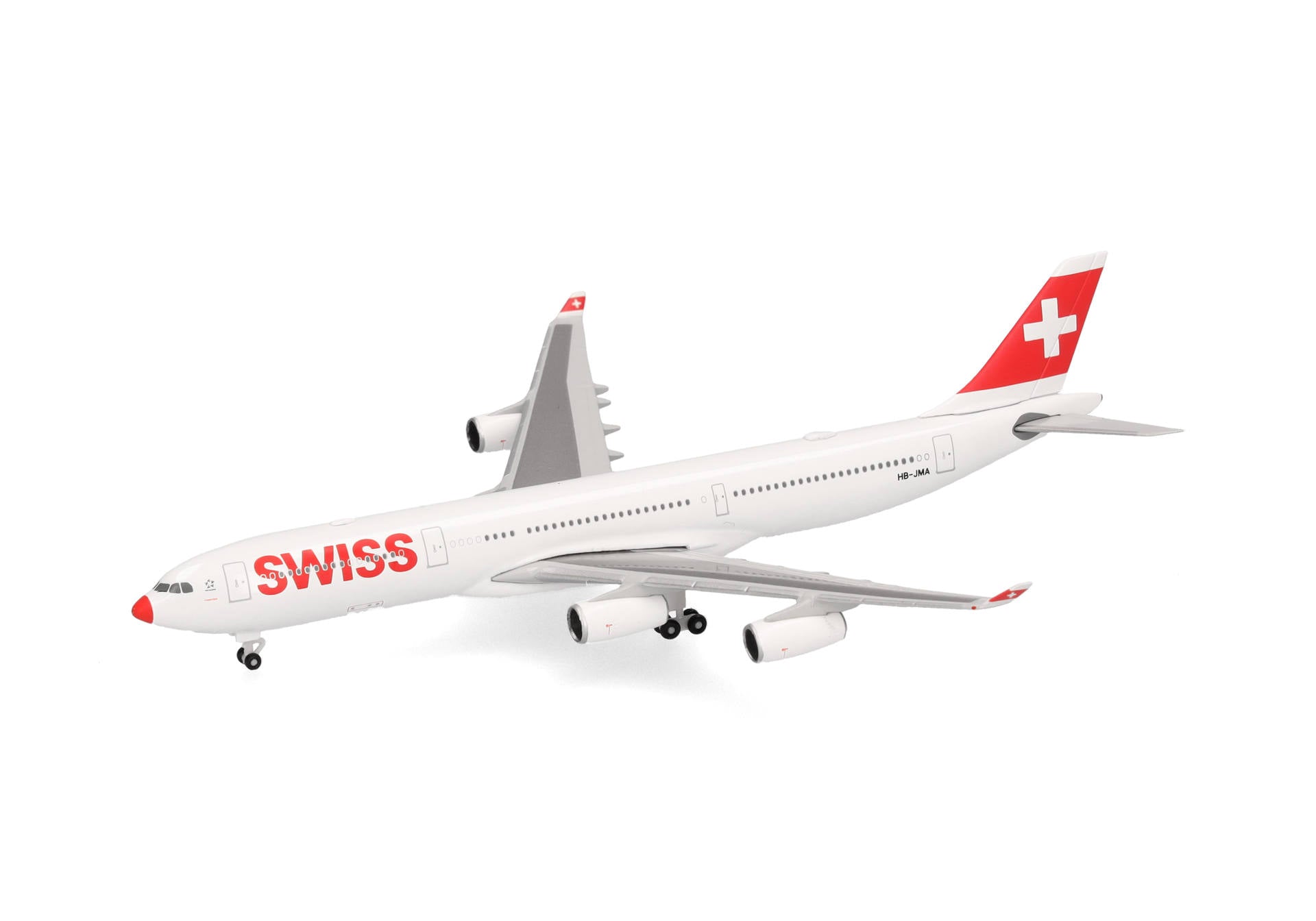 SWISS Airbus A340-300 HB-JMA 'Red Nose / LXmas 2023' (538183)