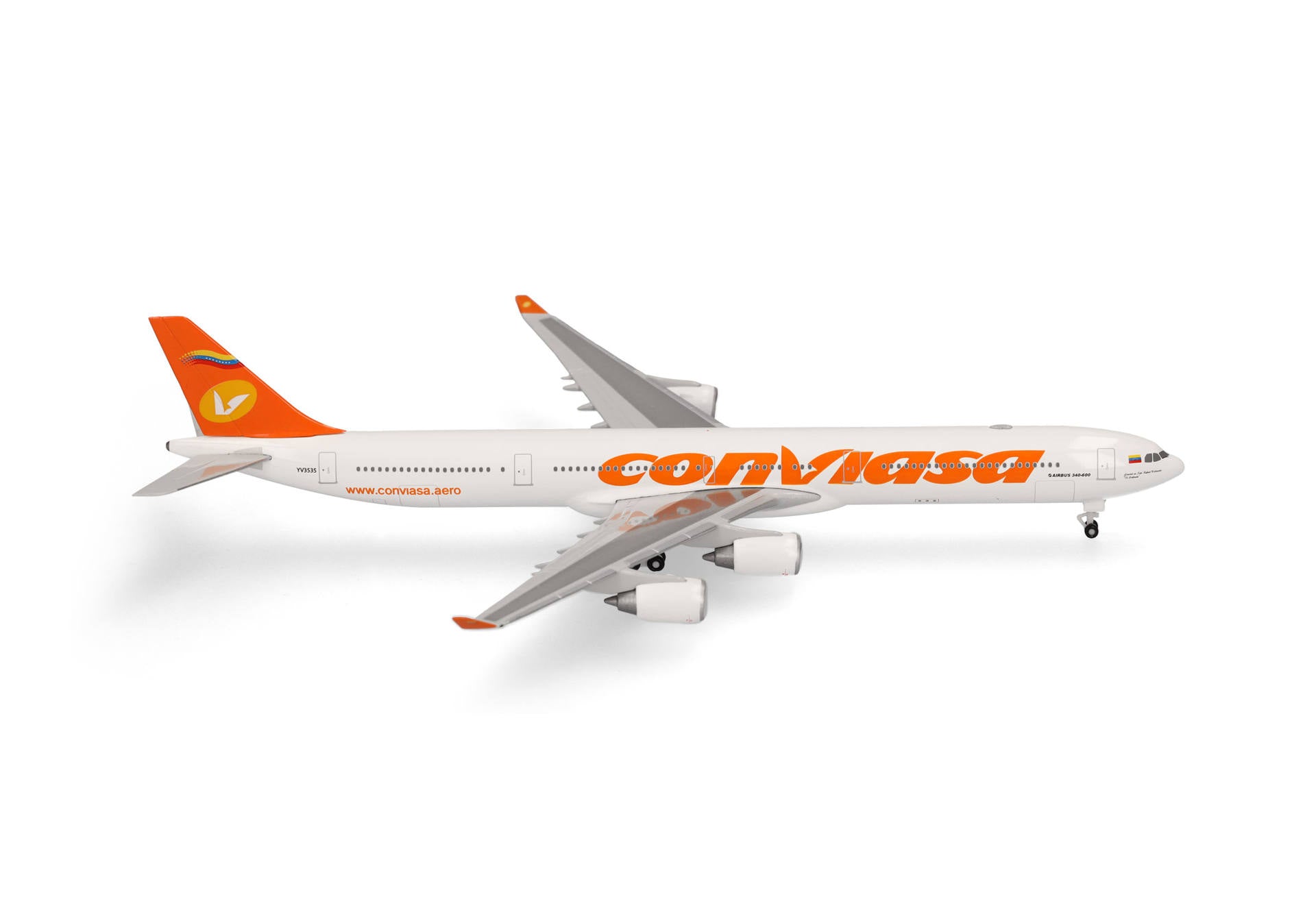 Conviasa Airbus A340-600 YV3535 (538626)
