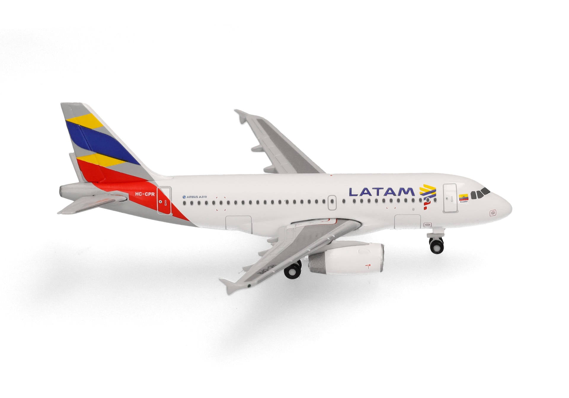 LATAM Airbus A319-100 HC-CPR 'Ecuador Flag' (538770)
