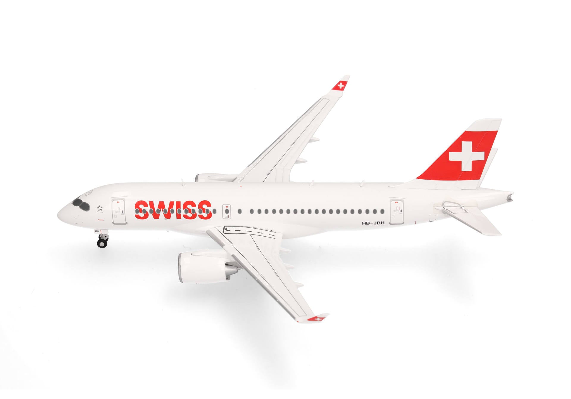 SWISS Airbus A220-100 HB-JBH (558471-002)