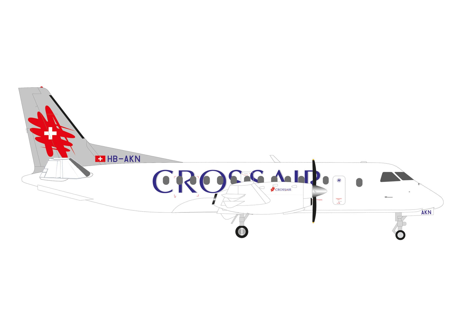 Crossair Saab 340B HB-AKN (573252) *PRE-ORDER*