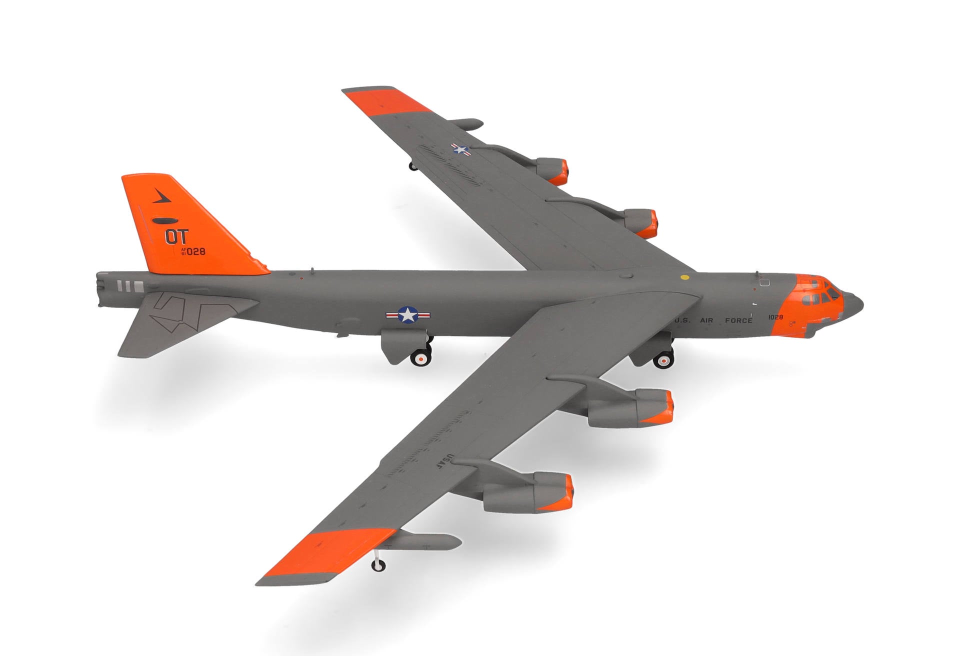USAF Boeing B-52H Stratofortress 61-0028 '49th Test and Evaluation Sqn, Test Orange Livery' (573726)