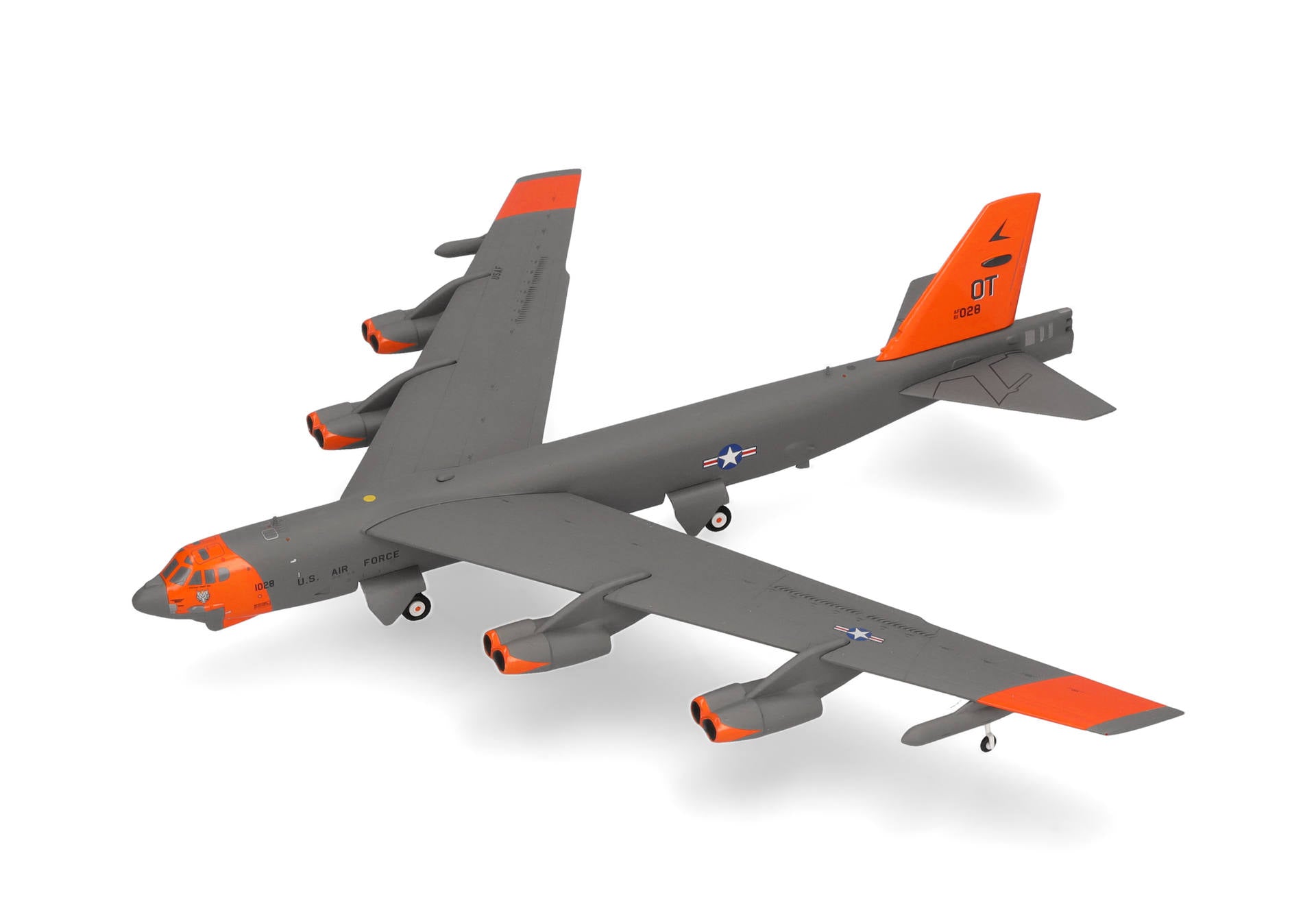 USAF Boeing B-52H Stratofortress 61-0028 '49th Test and Evaluation Sqn, Test Orange Livery' (573726)
