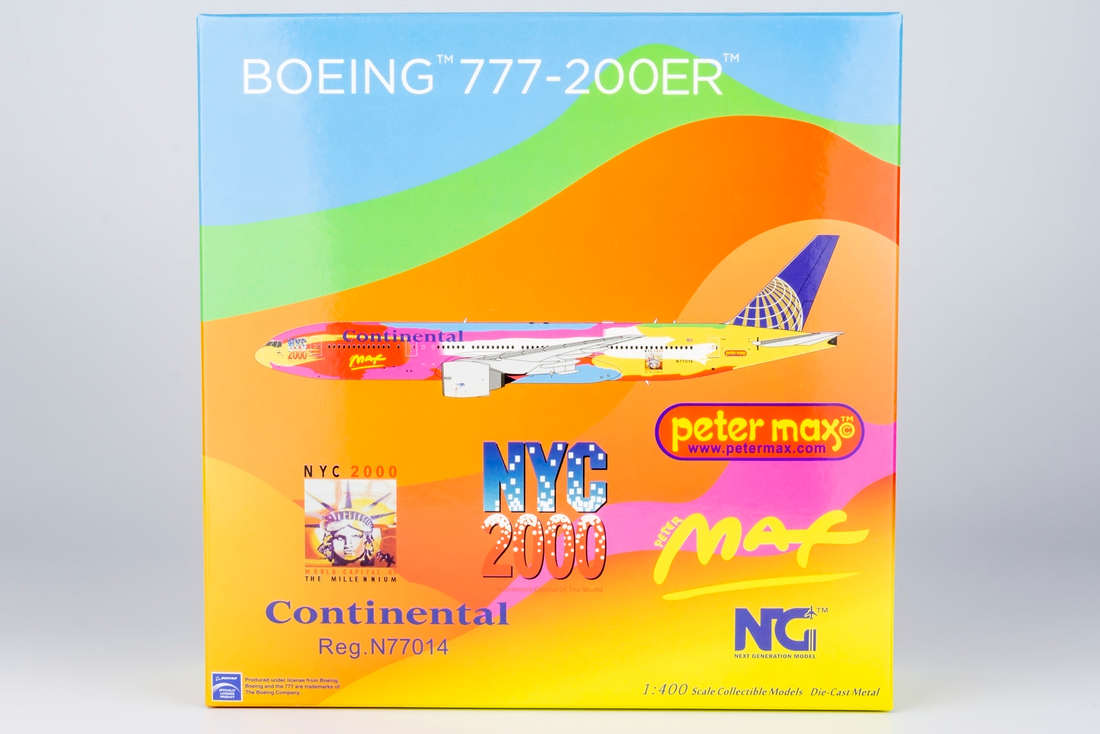 Continental Airlines Boeing 777-200ER N77014 'Peter Max' (72005)