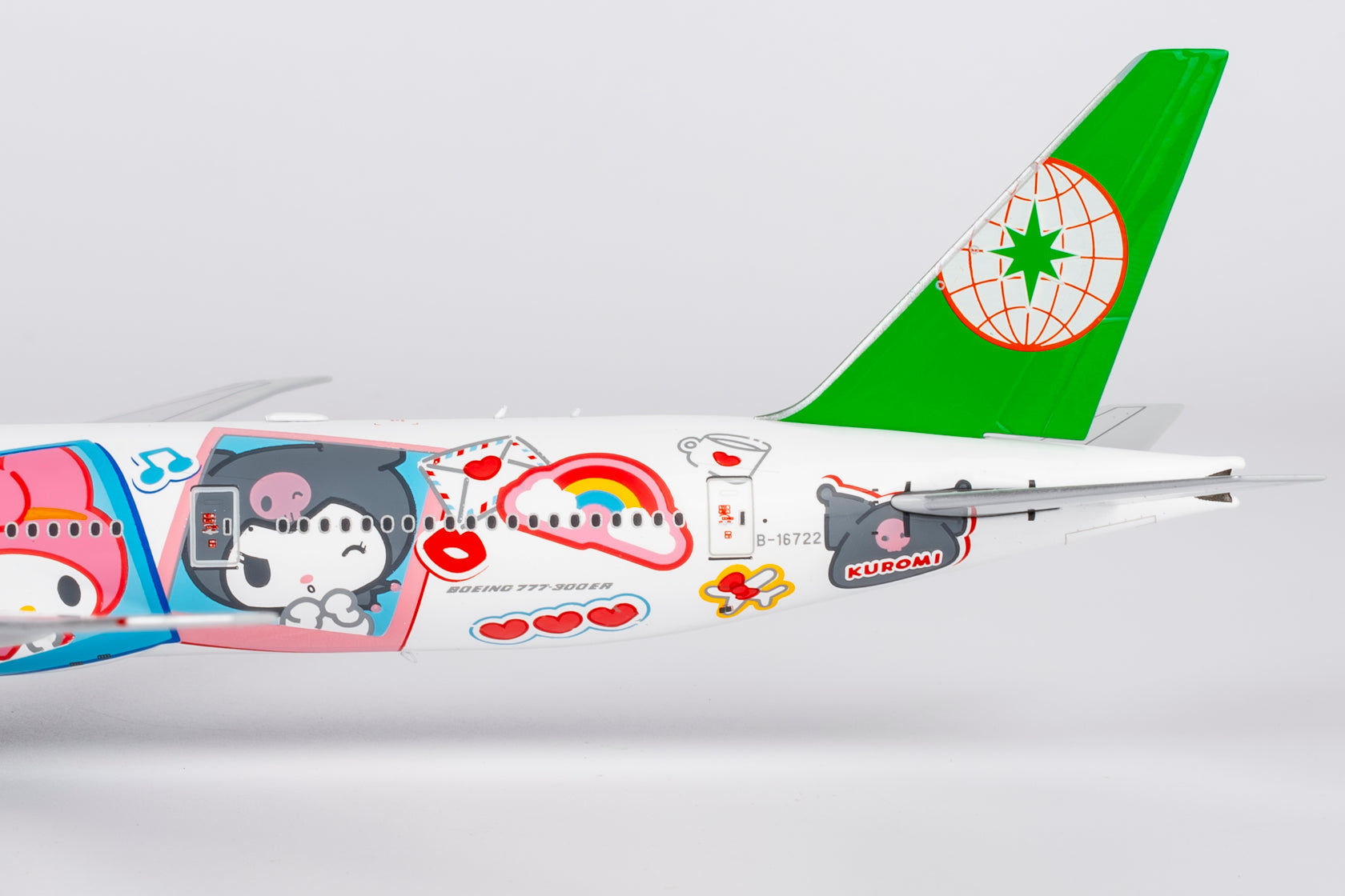 EVA Air Boeing 777-300ER B-16722 'Hello Kitty Besties Jet' (73076)