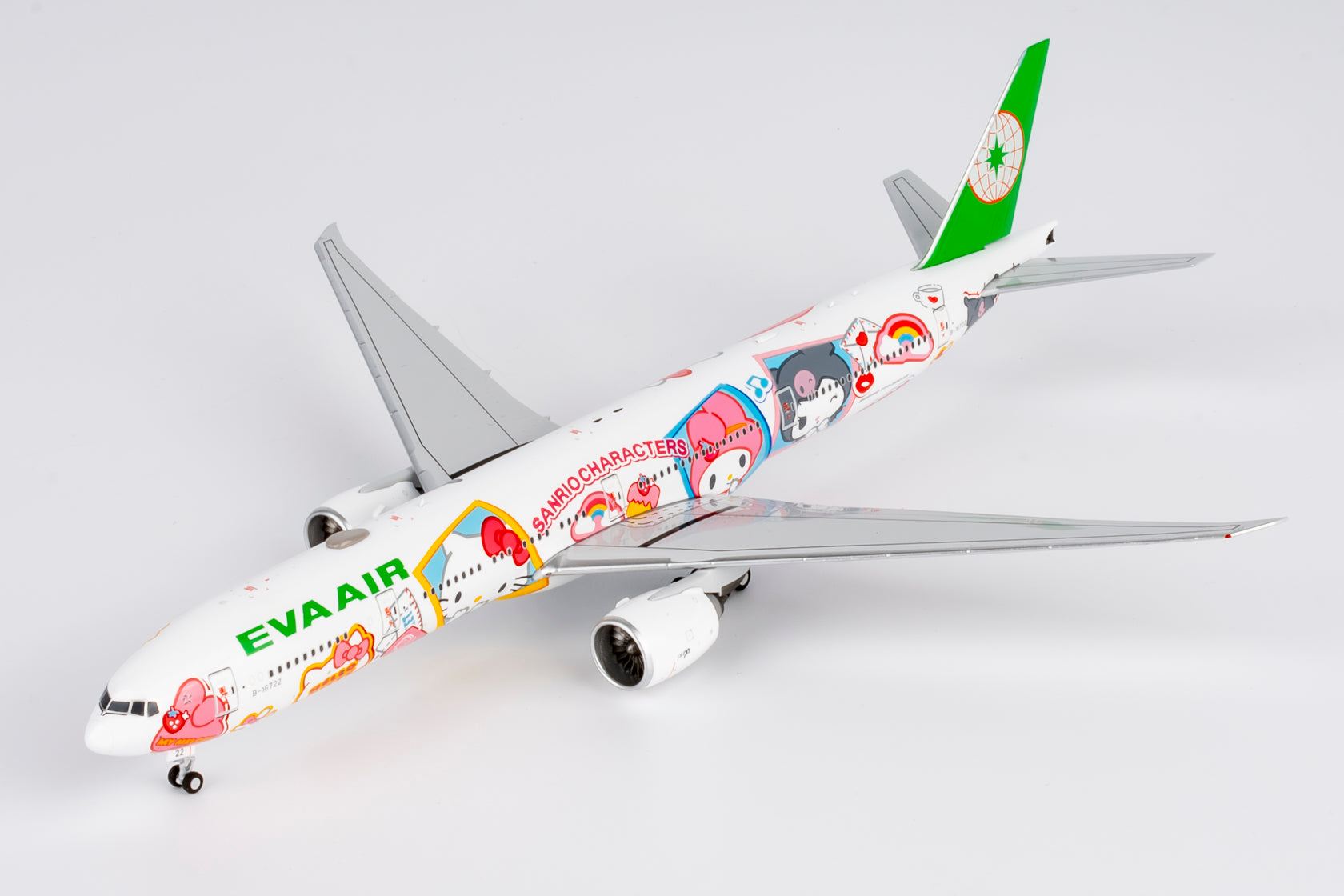 EVA Air Boeing 777-300ER B-16722 'Hello Kitty Besties Jet' (73076)