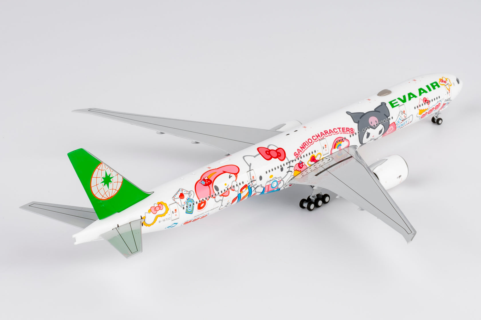 EVA Air Boeing 777-300ER B-16722 'Hello Kitty Besties Jet' (73076)