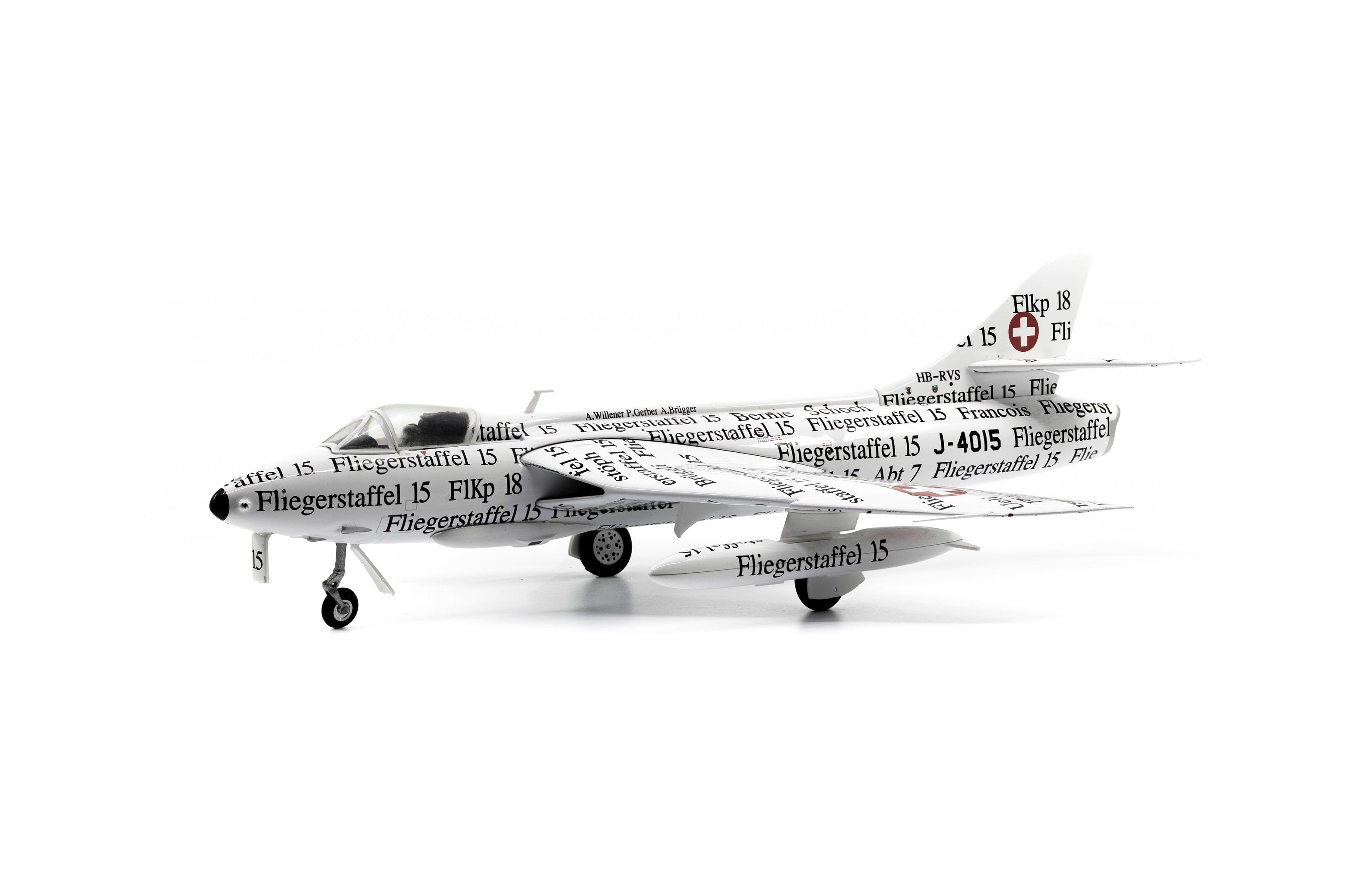 Schweizer Luftwaffe Hunter Mk.58 J-4015 'Papyrus - Staffel 15' (85.001207)