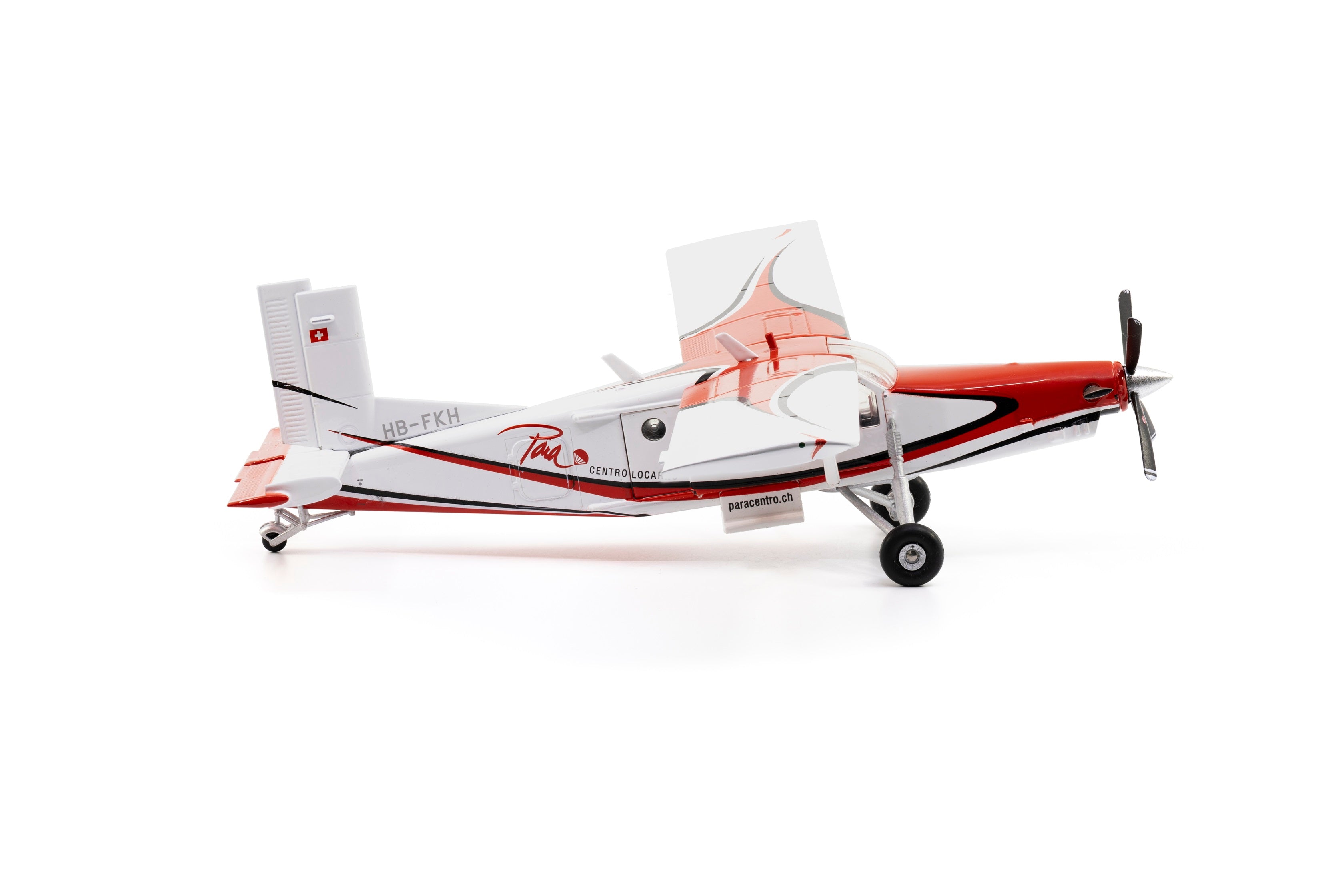 Para Centro Locarno Pilatus PC-6 HB-FKH 'rot' (85.001617)