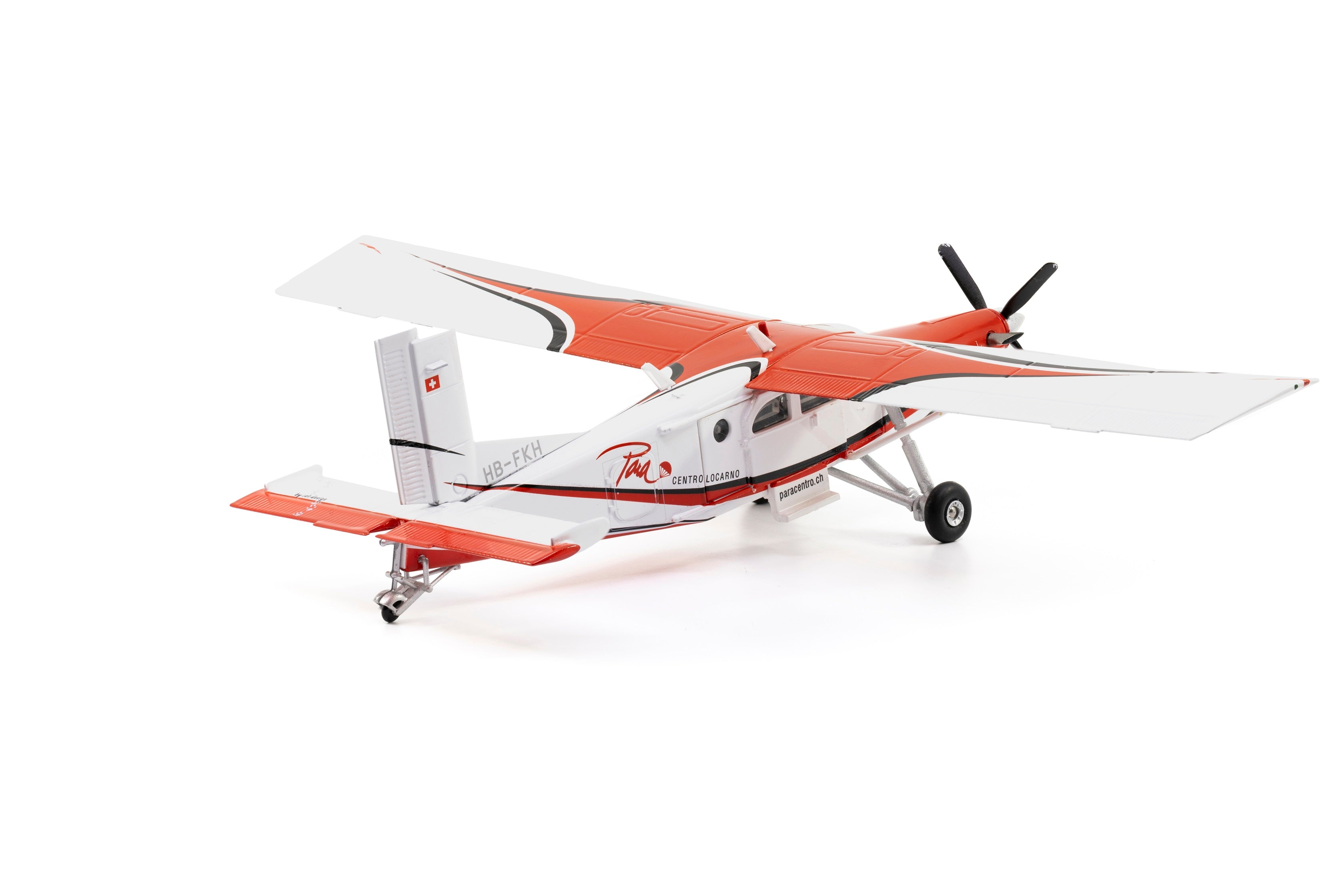 Para Centro Locarno Pilatus PC-6 HB-FKH 'rot' (85.001617)