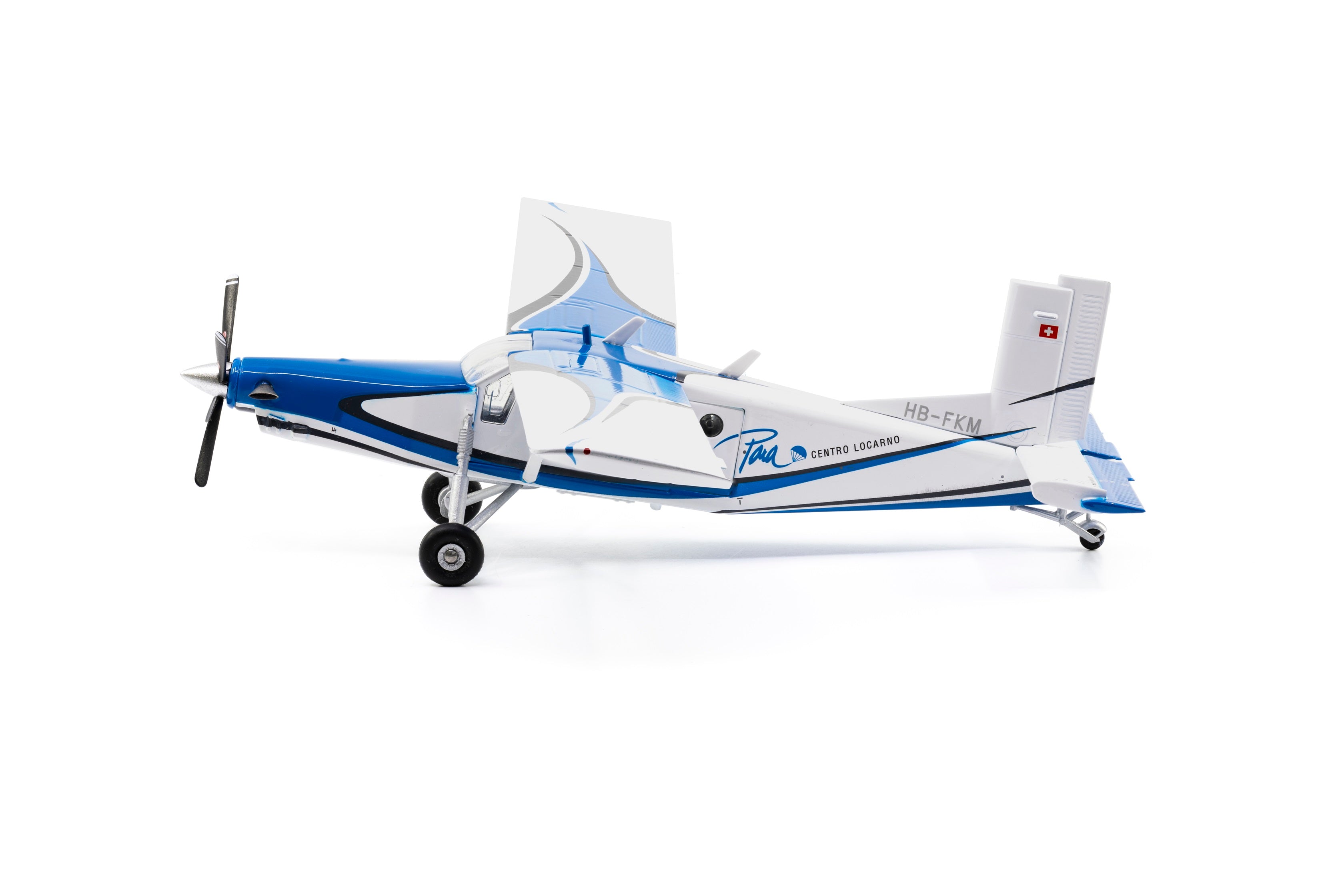 Para Centro Locarno Pilatus PC-6 HB-FKM 'blau' (85.001618)