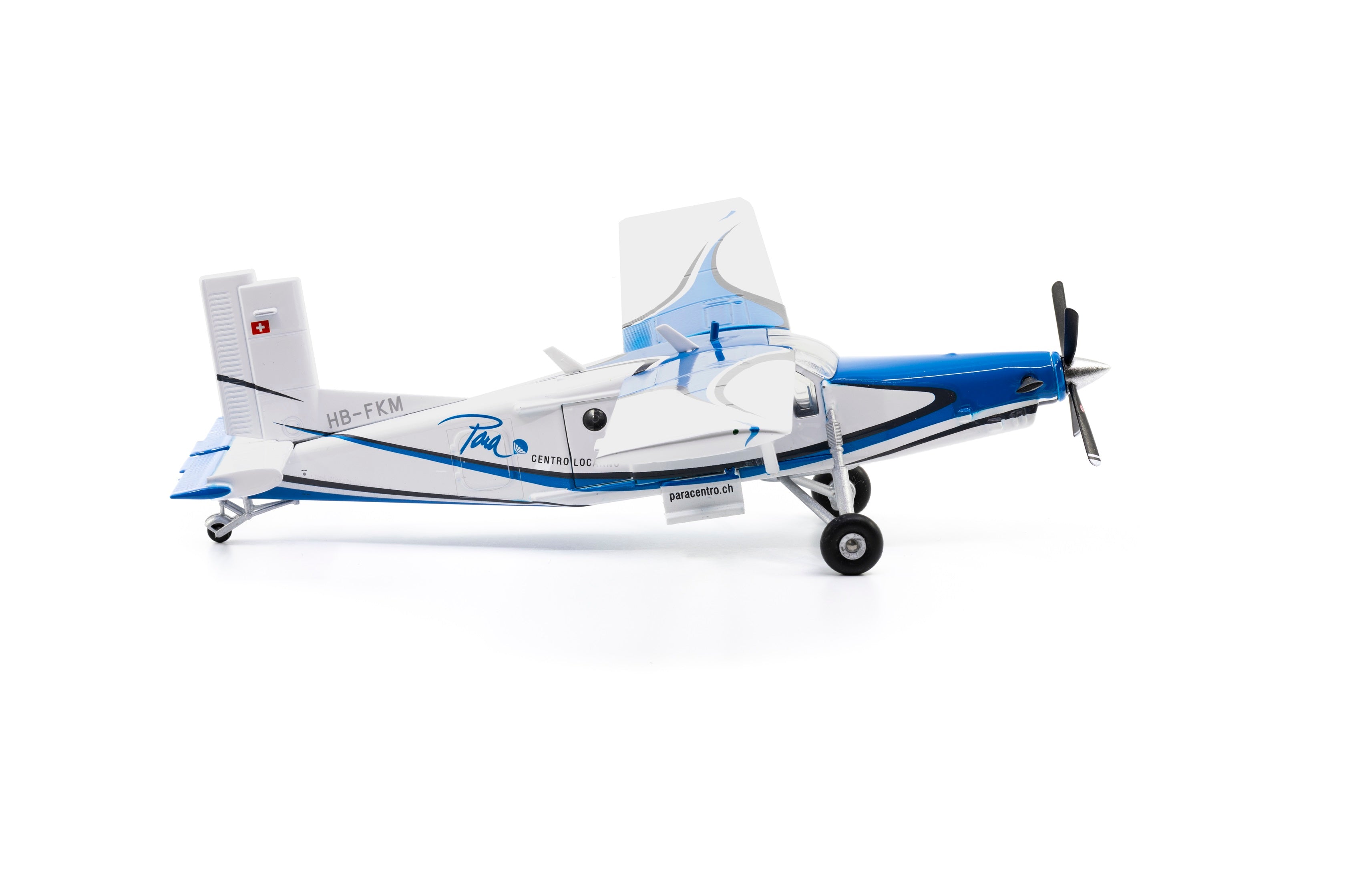 Para Centro Locarno Pilatus PC-6 HB-FKM 'blau' (85.001618)