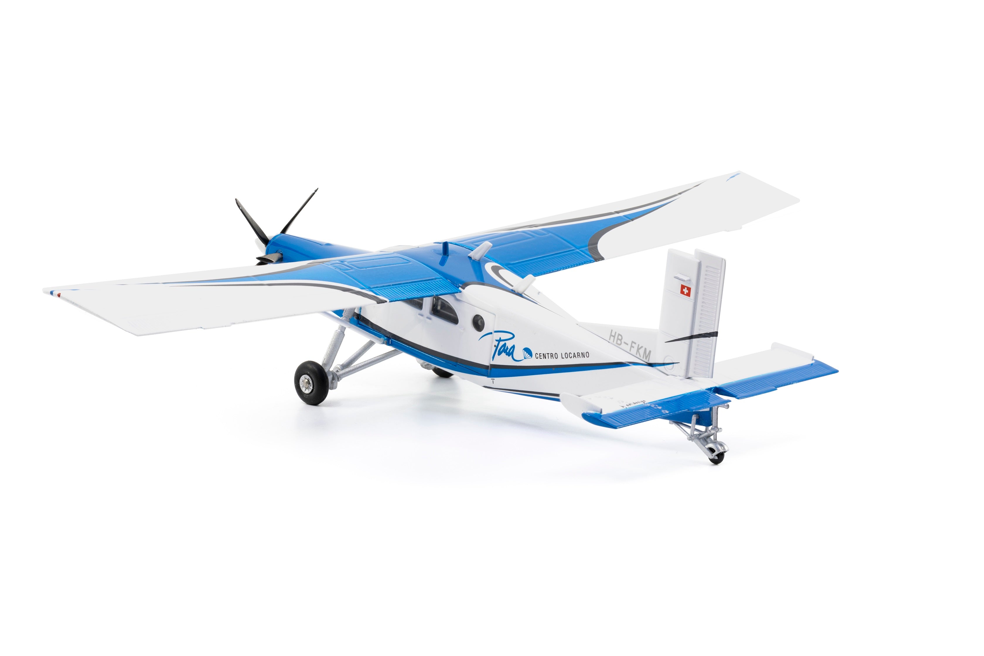 Para Centro Locarno Pilatus PC-6 HB-FKM 'blau' (85.001618)