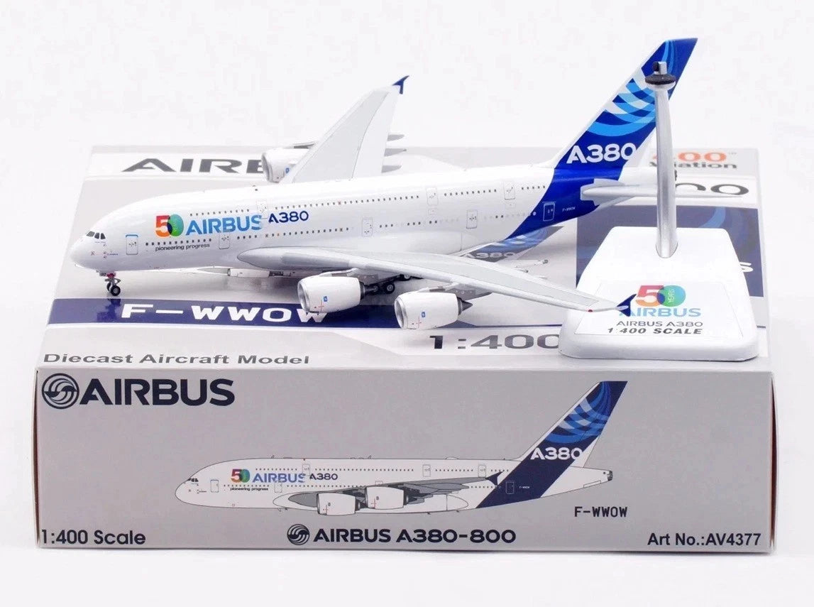 Airbus Industries Airbus A380-800 F-WWOW '50 Years pioneering progress' (AV4377)