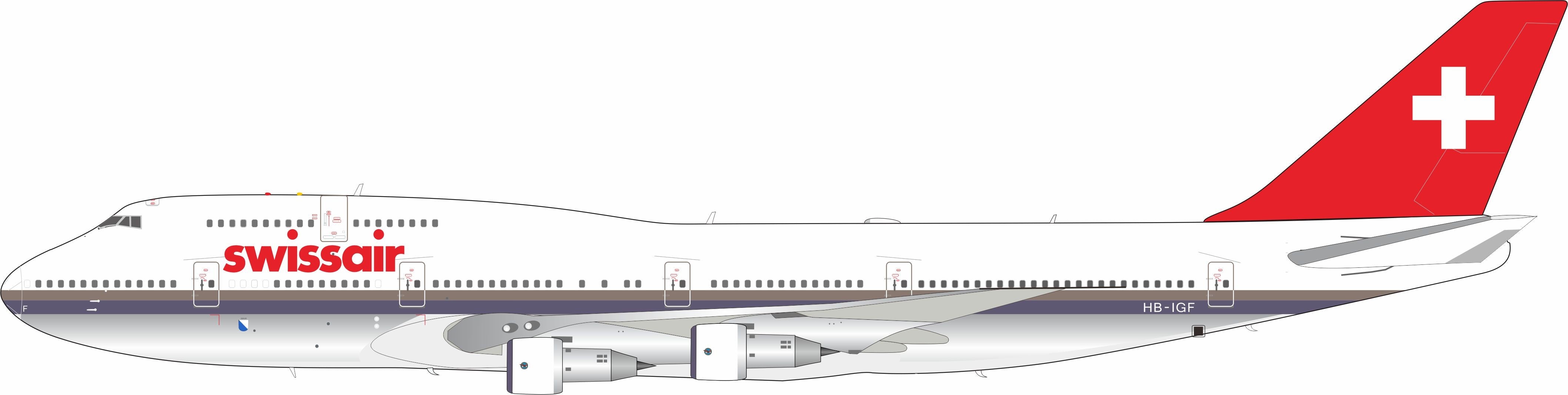 Swissair Boeing 747-300 HB-IGF (B-743-IGF-P) *VORBESTELLUNG*