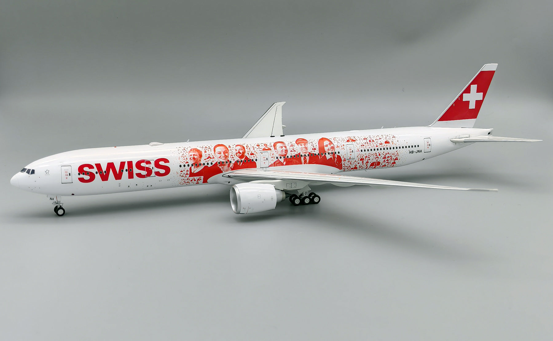 SWISS Boeing 777-300ER HB-JNA 'Faces of SWISS' (B-773-JNA)