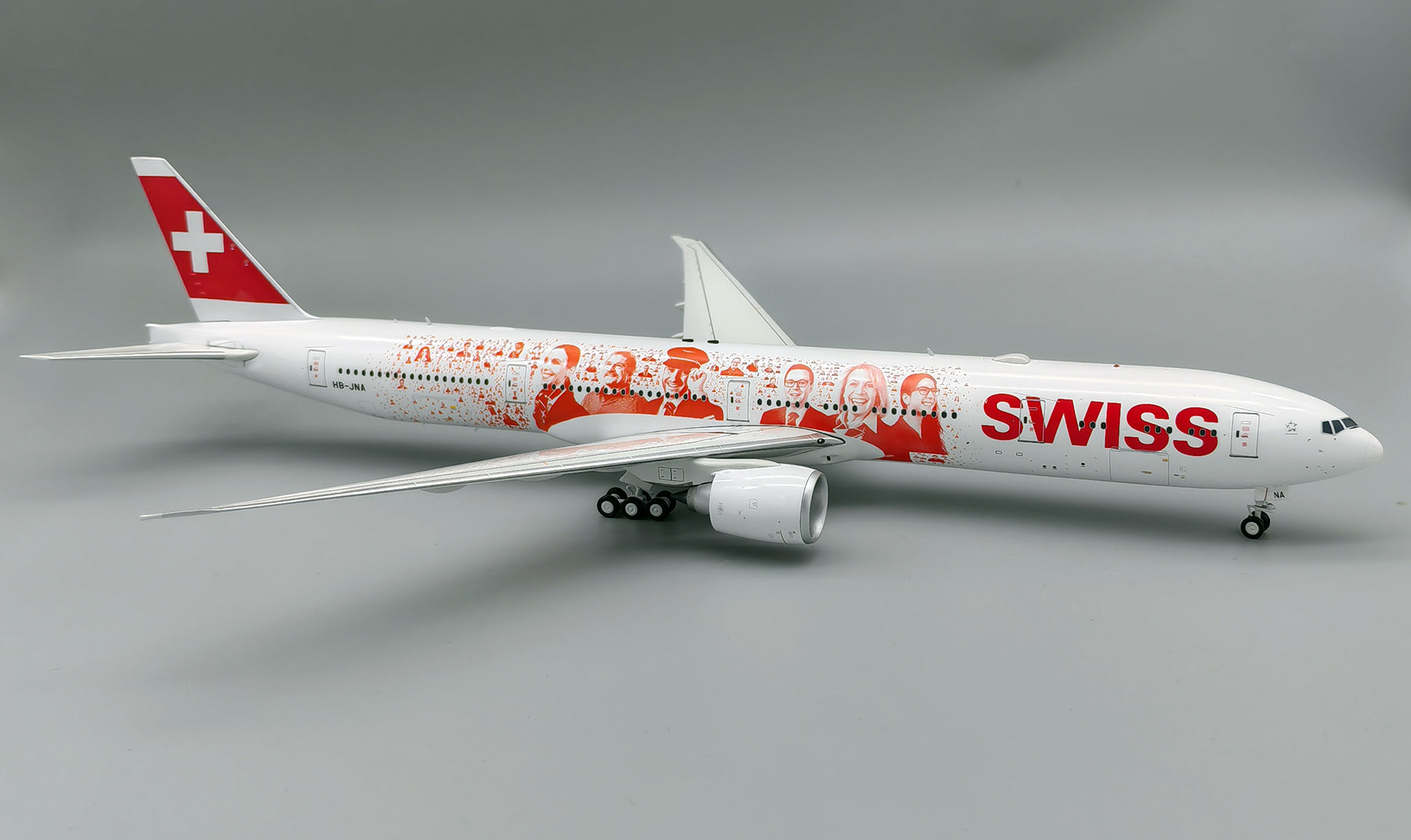 SWISS Boeing 777-300ER HB-JNA 'Faces of SWISS' (B-773-JNA)