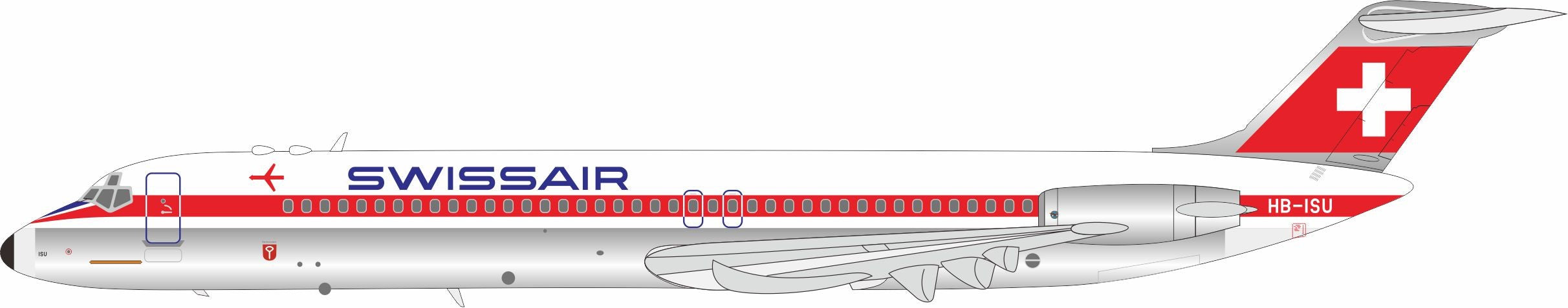 Swissair Douglas DC-9-51 HB-ISU (B-951-ISU) *VORBESTELLUNG*