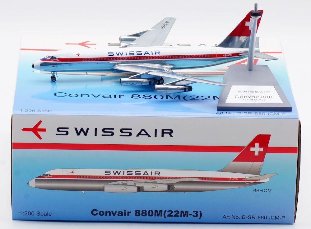 Swissair Convair CV-880M HB-ICM (B-SR-880-ICM-P)