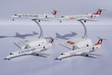 SWITZERLAND-MEGASET - 4x Embraer ERJ-145 Crossair & SWISS (1:200)