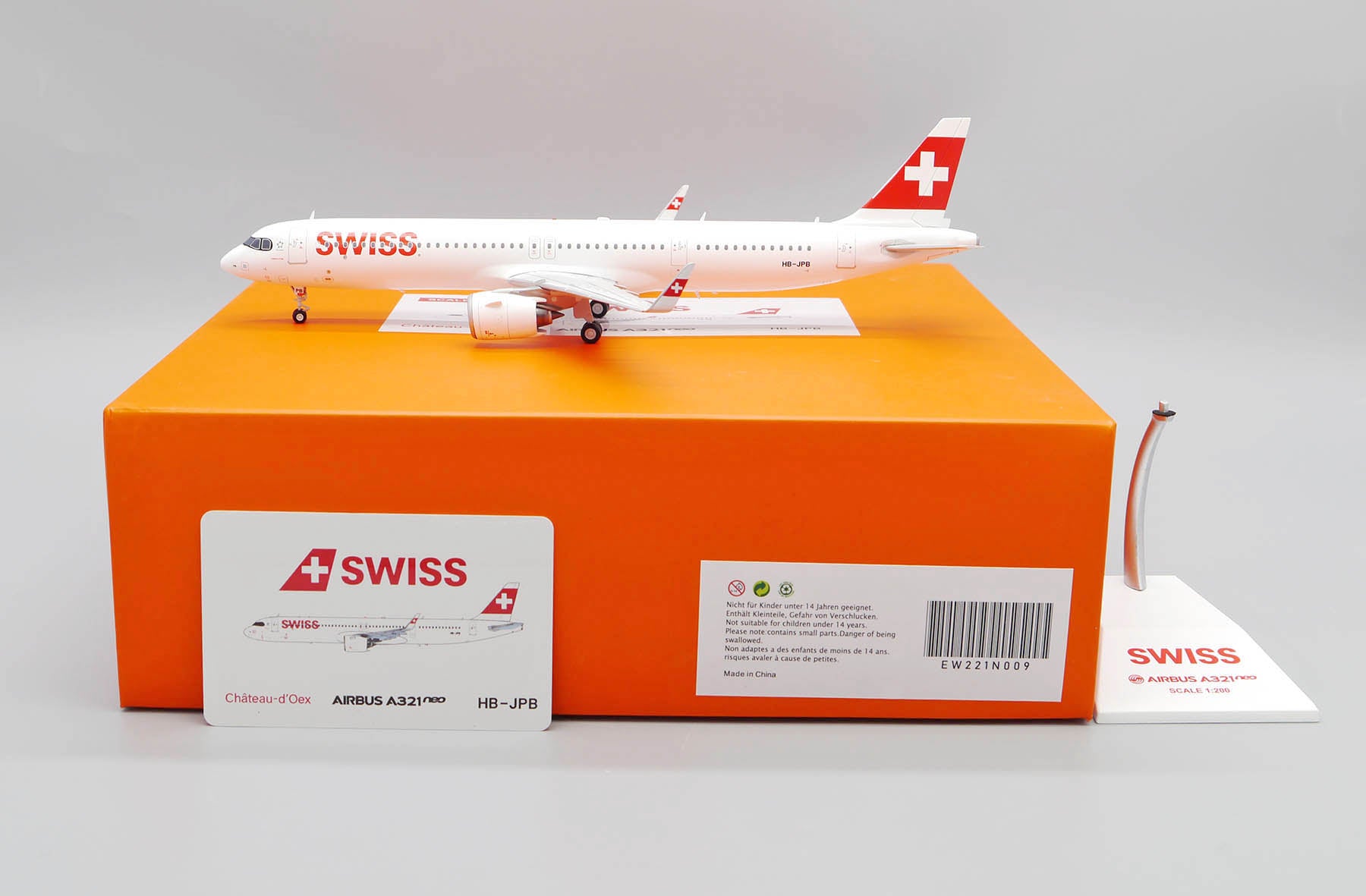 SWISS Airbus A321neo HB-JPB (EW221N009)