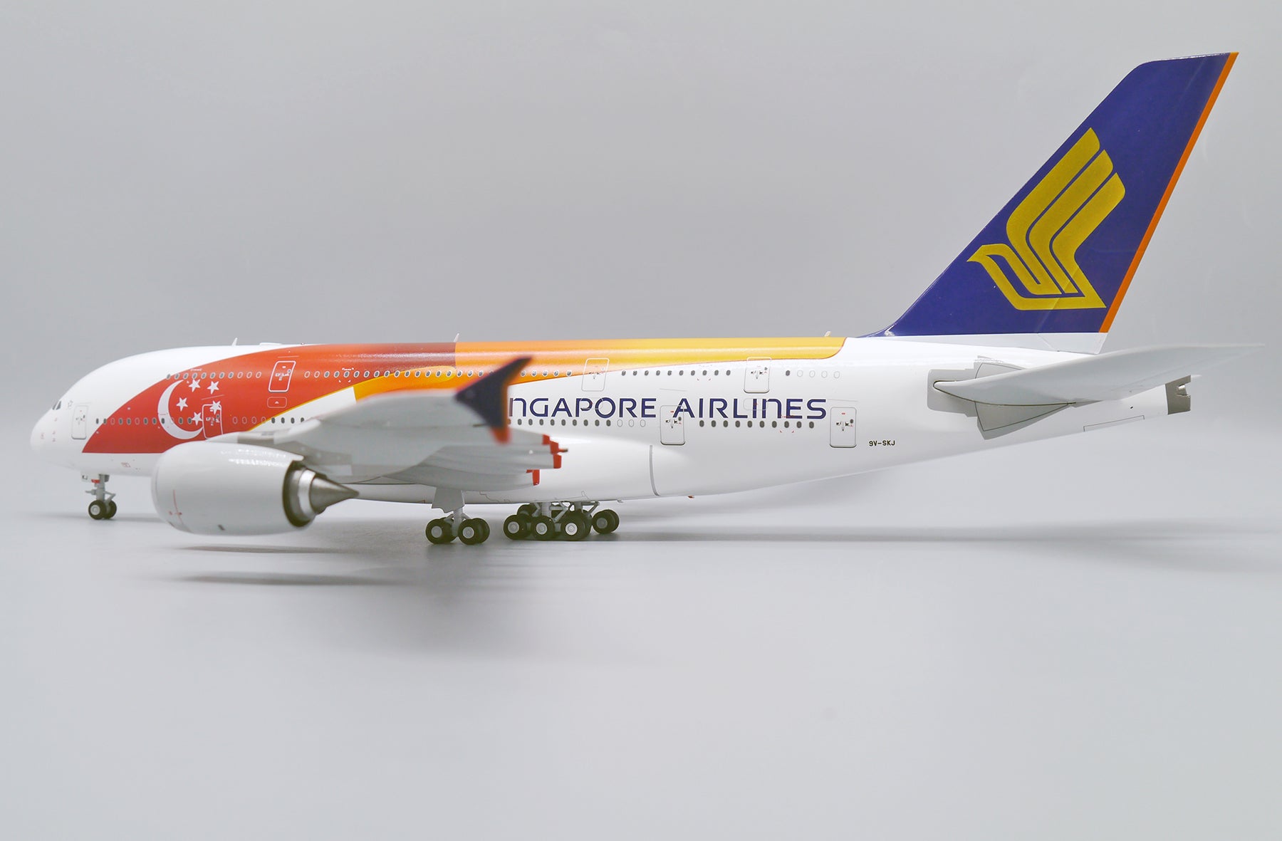 Singapore Airlines Airbus A380-800 9V-SKJ '50 years of independence' (EW2388011)