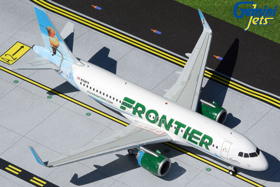 Frontier Airlines Airbus A320neo N318FR 'Flower the Hummingbird' (G2FFT897)