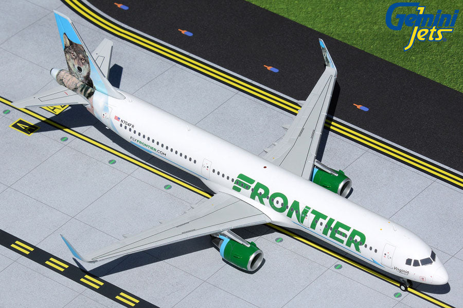 Frontier Airlines Airbus A321-200 N704FR 'Virginia the Wolf' (G2FFT972)