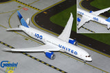 United Airlines Boeing 787-9 N61101 '100 Years / Flaps Down' (G2UAL1258F)