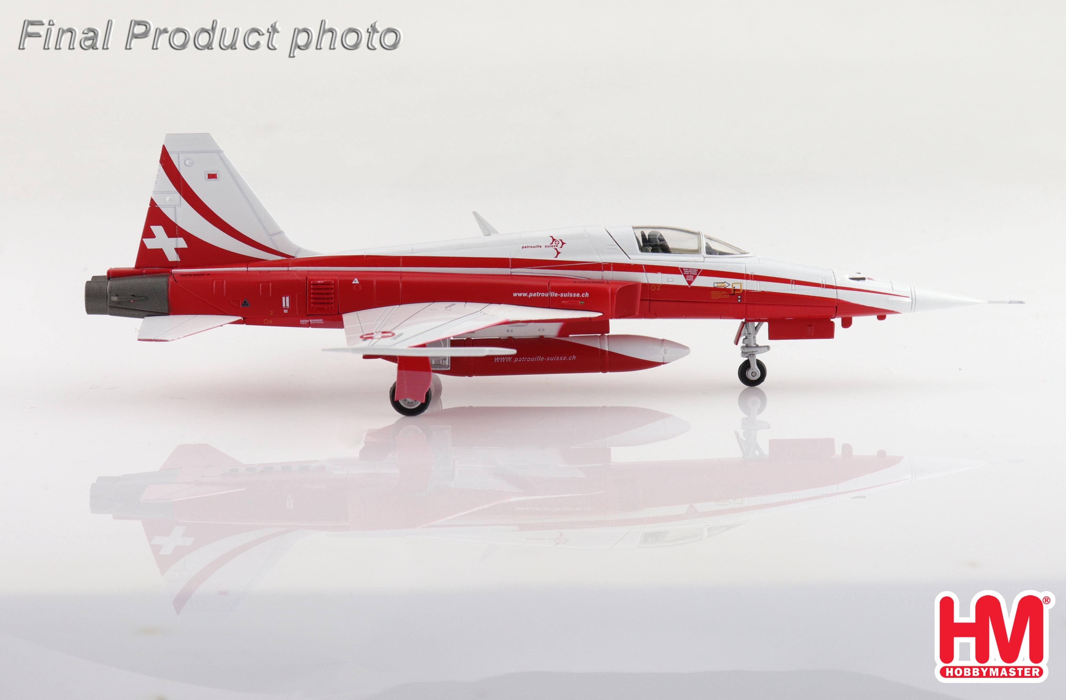 Swiss Air Force Northrop F-5E Tiger II 'Patrouille Suisse / Season 2025 / decals for pilot name and registration' (HA3379)