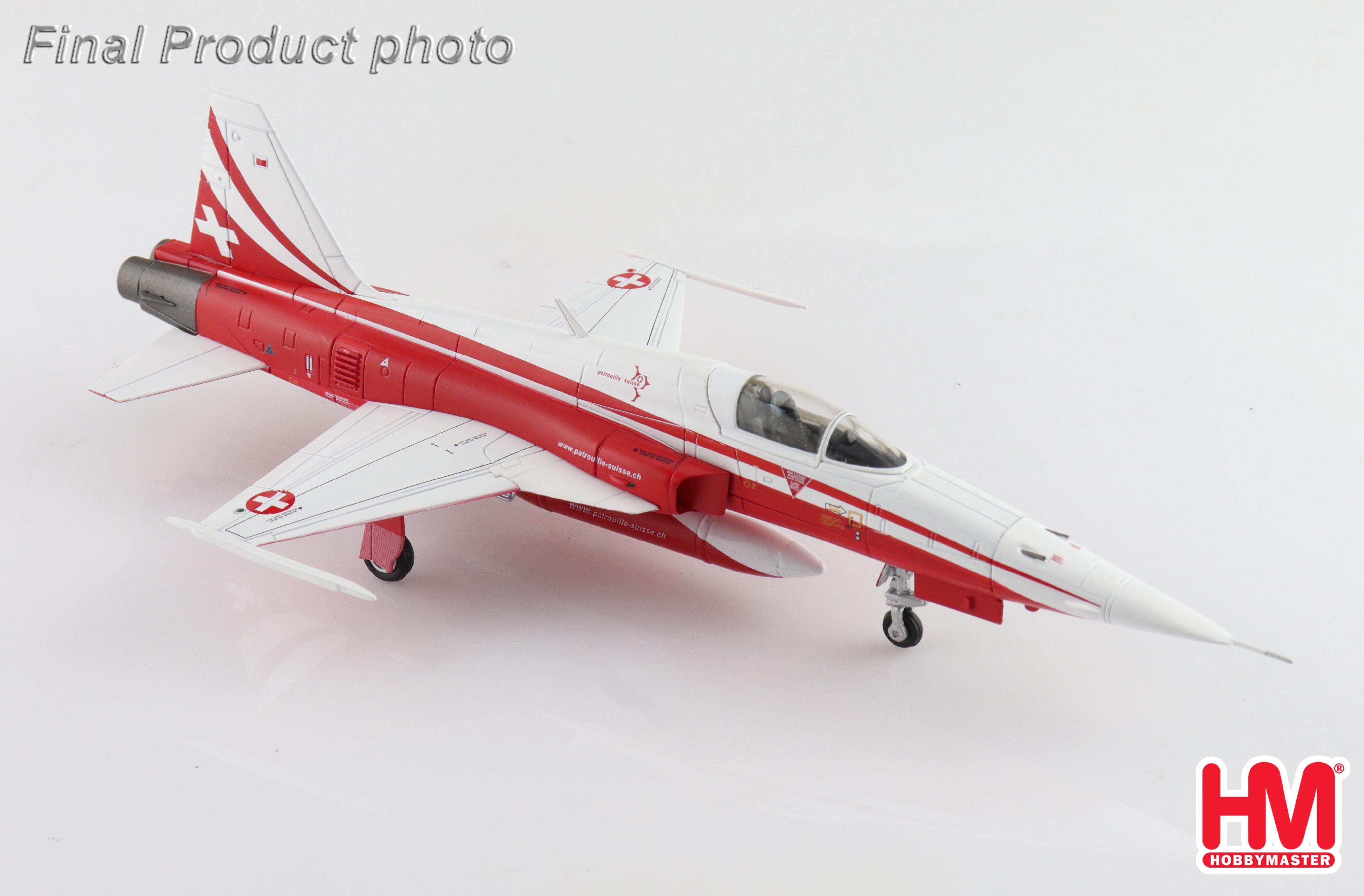 Swiss Air Force Northrop F-5E Tiger II 'Patrouille Suisse / Season 2025 / decals for pilot name and registration' (HA3379)