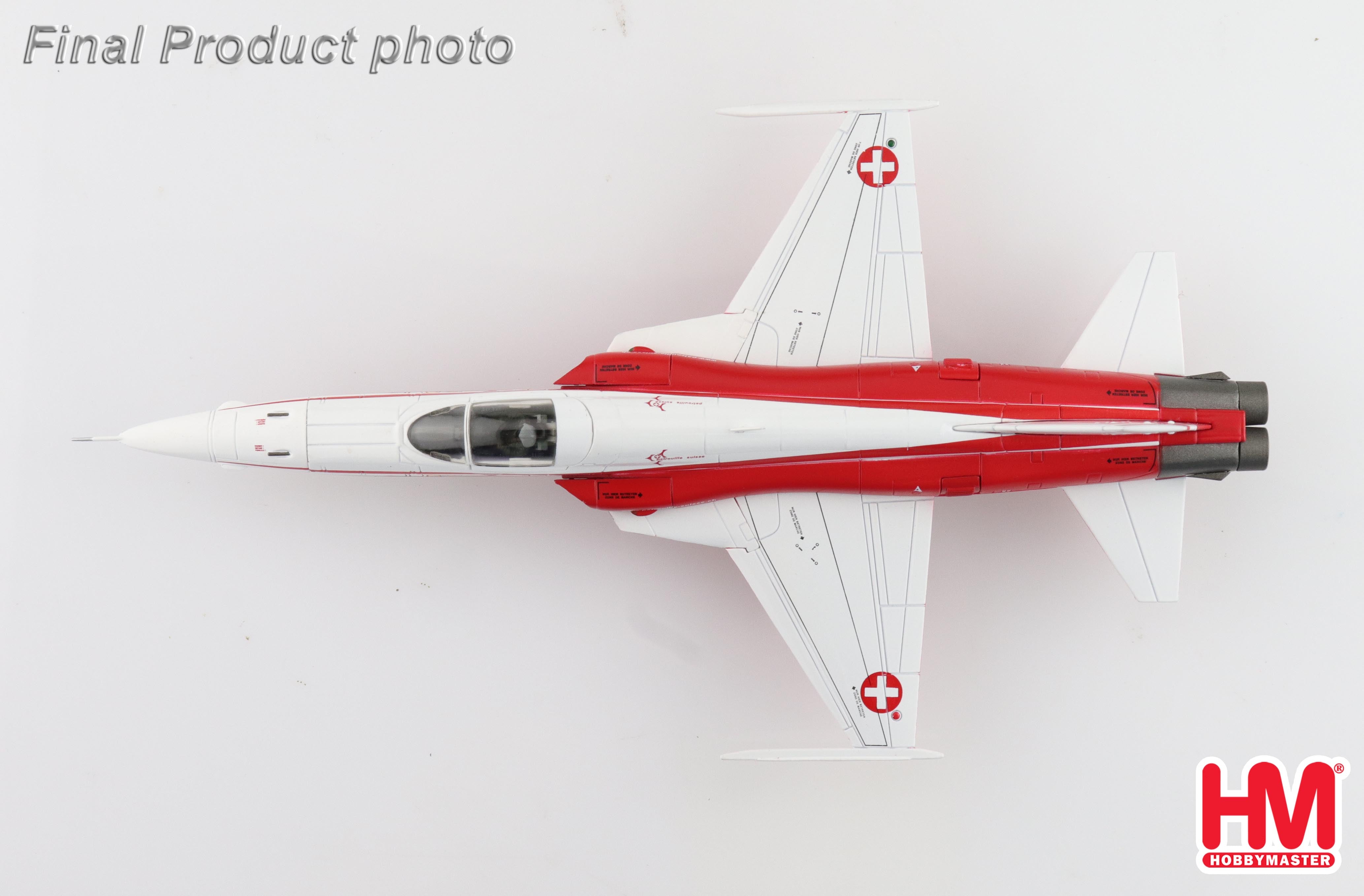 Swiss Air Force Northrop F-5E Tiger II 'Patrouille Suisse / Season 2025 / decals for pilot name and registration' (HA3379)