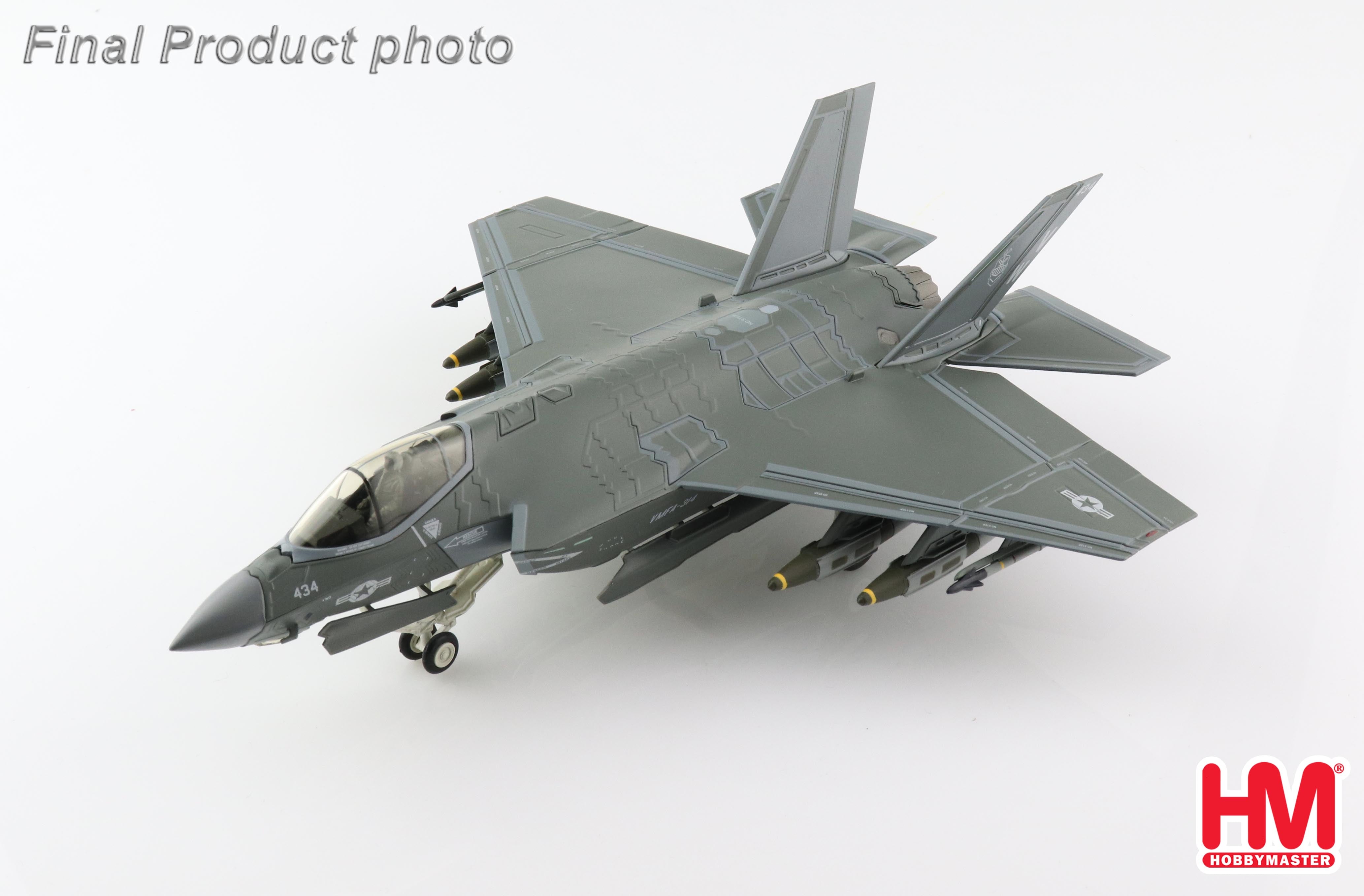 United States Marine Corps (USMC) Lockheed Martin F-35C 169601 'VMFA-314 Black Knights / MCAS Miramar CA' (HA6205)
