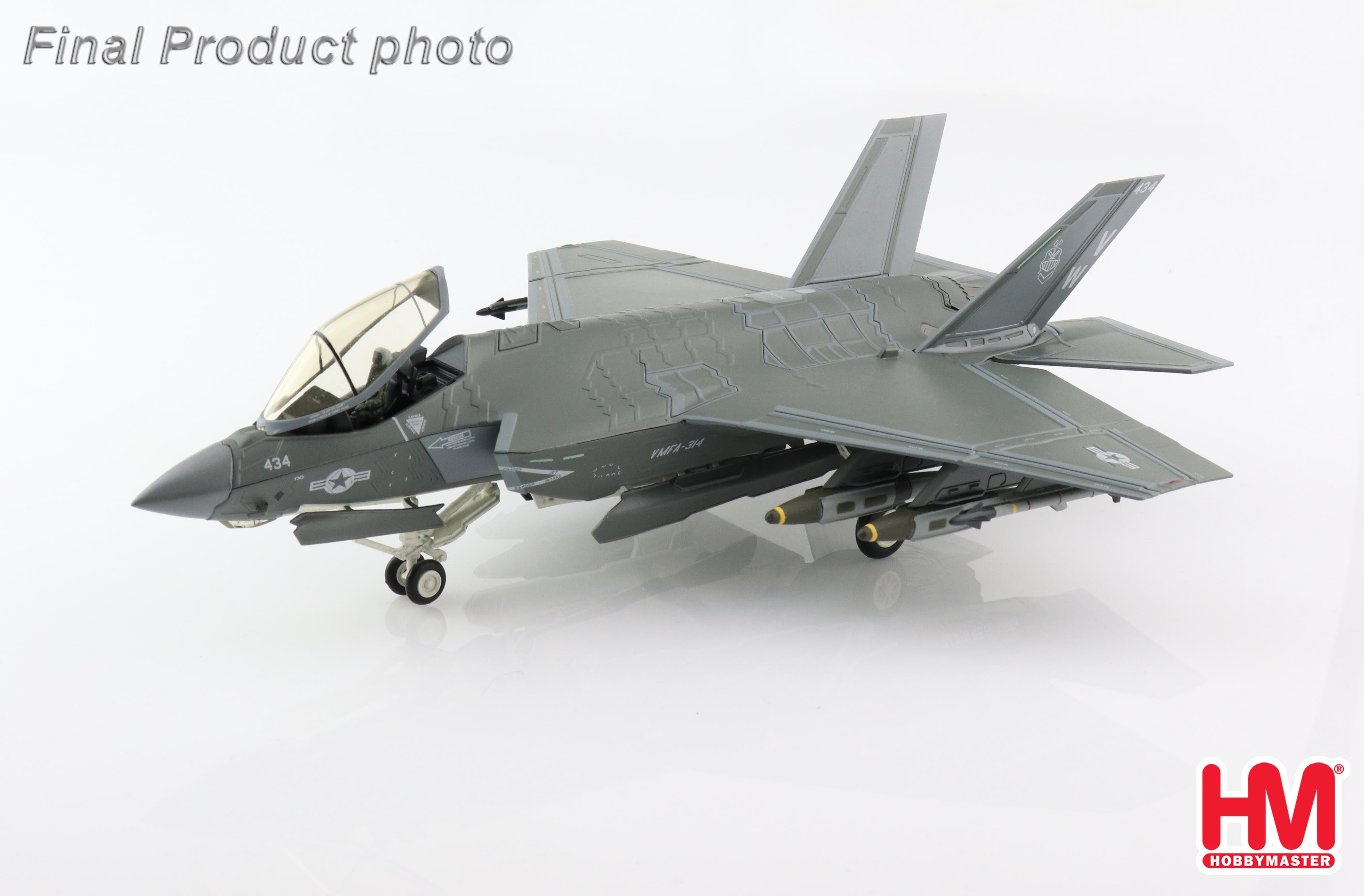 United States Marine Corps (USMC) Lockheed Martin F-35C 169601 'VMFA-314 Black Knights / MCAS Miramar CA' (HA6205)