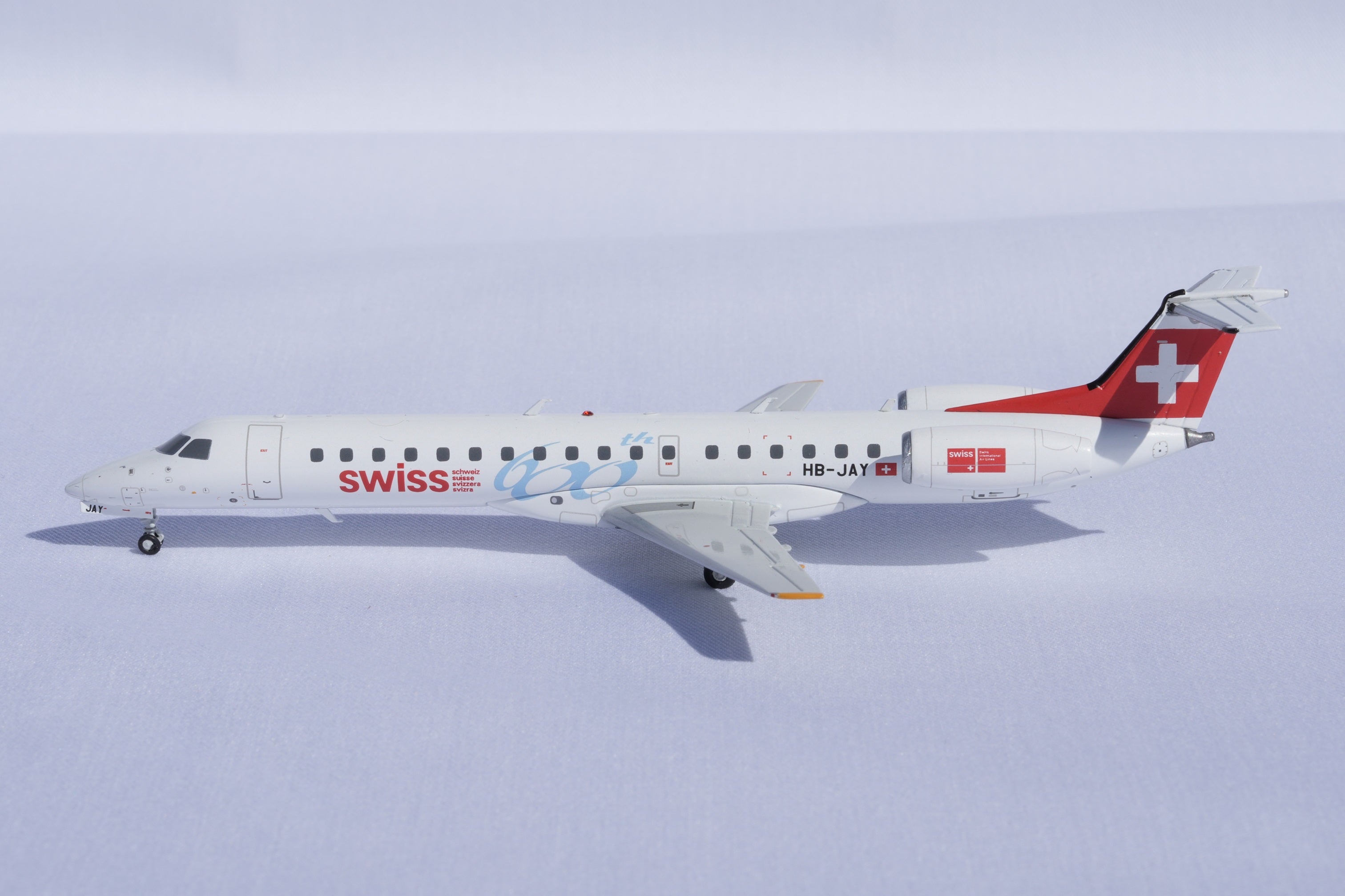 SWITZERLAND-MEGASET - 4x Embraer ERJ-145 Crossair & SWISS (1:200)