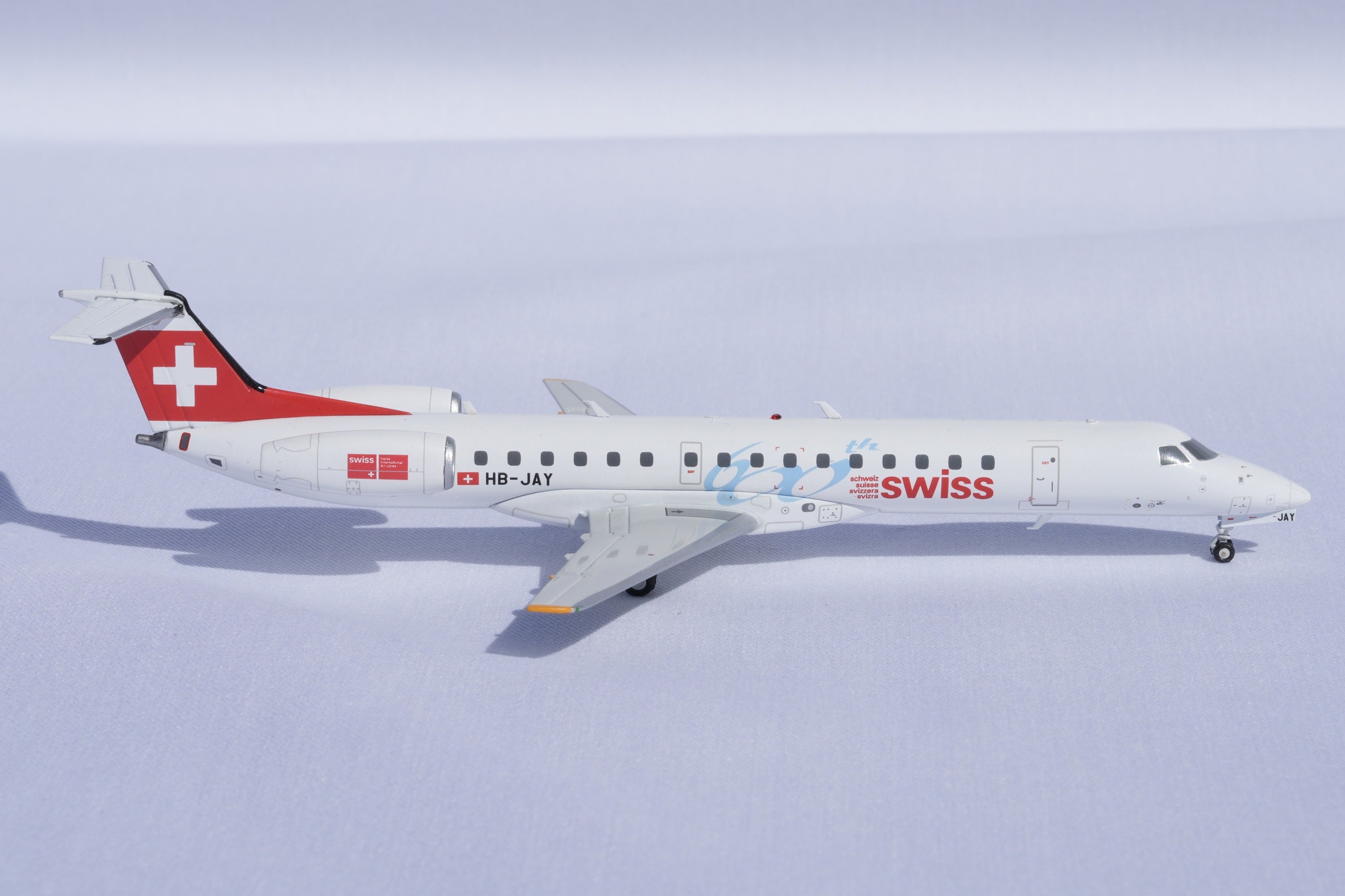 SWITZERLAND-MEGASET - 4x Embraer ERJ-145 Crossair & SWISS (1:200)