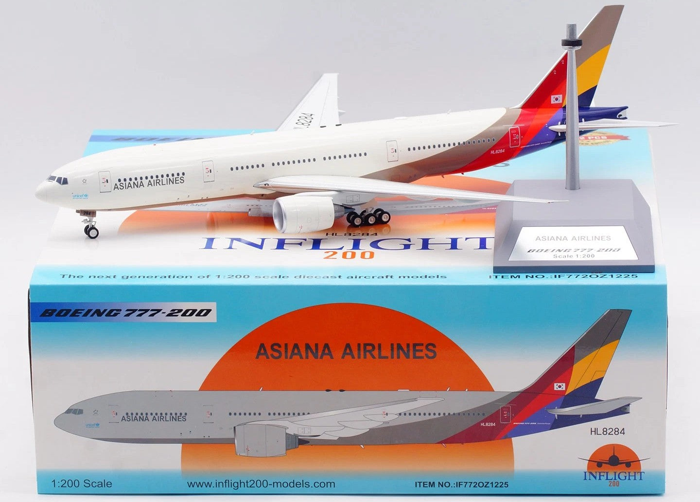 Asiana Airlines Boeing 777-200ER HL8284 (IF772OZ1225)