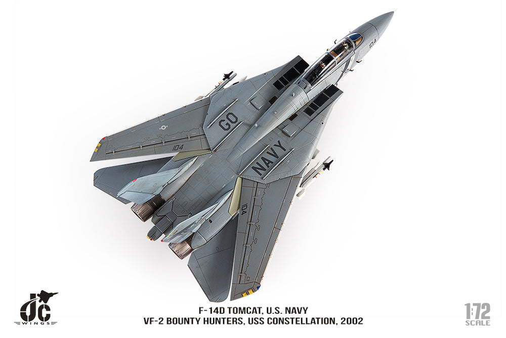 US Navy F-14D Tomcat 163900 VF-2 Bounty Hunters 'USS Constellation 2002' (JCW-72-F14-008)