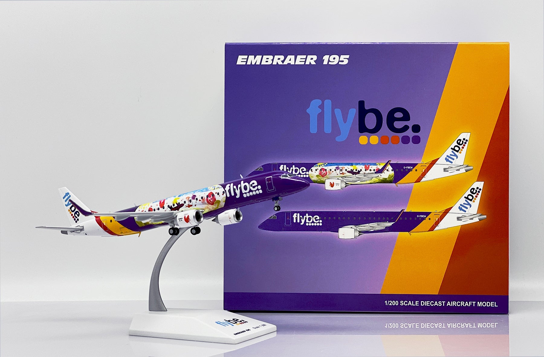 flybe Embraer 190-200LR (195LR) G-FBEM 'Kids & Teens' (LH2293)