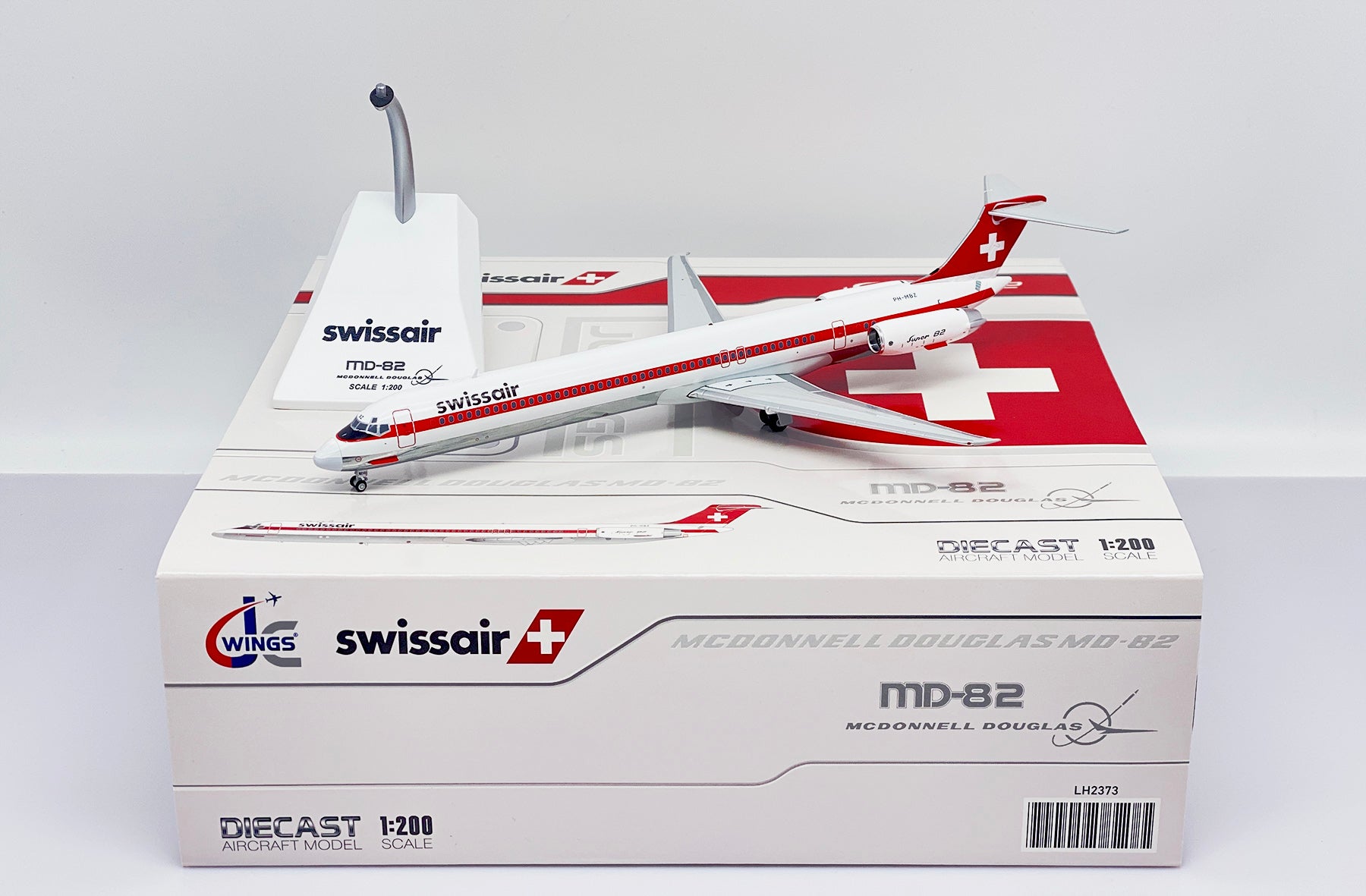 Swissair McDonnell Douglas MD-82 PH-MBZ (LH2373)